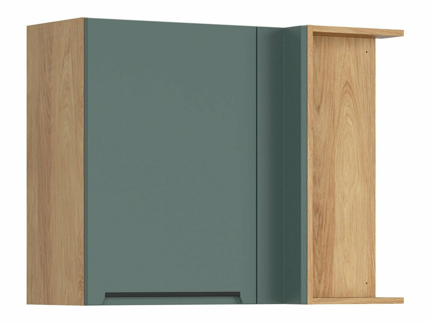 Moduļu piekarams stūra skapis Riso Green 158