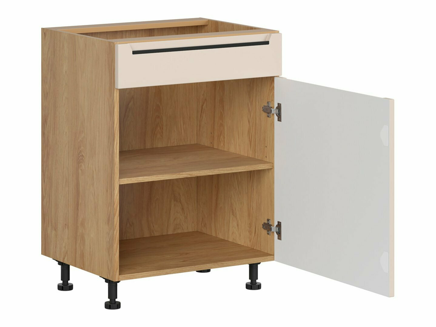 Moduļu skapis ar durvīm Riso Beige 100
