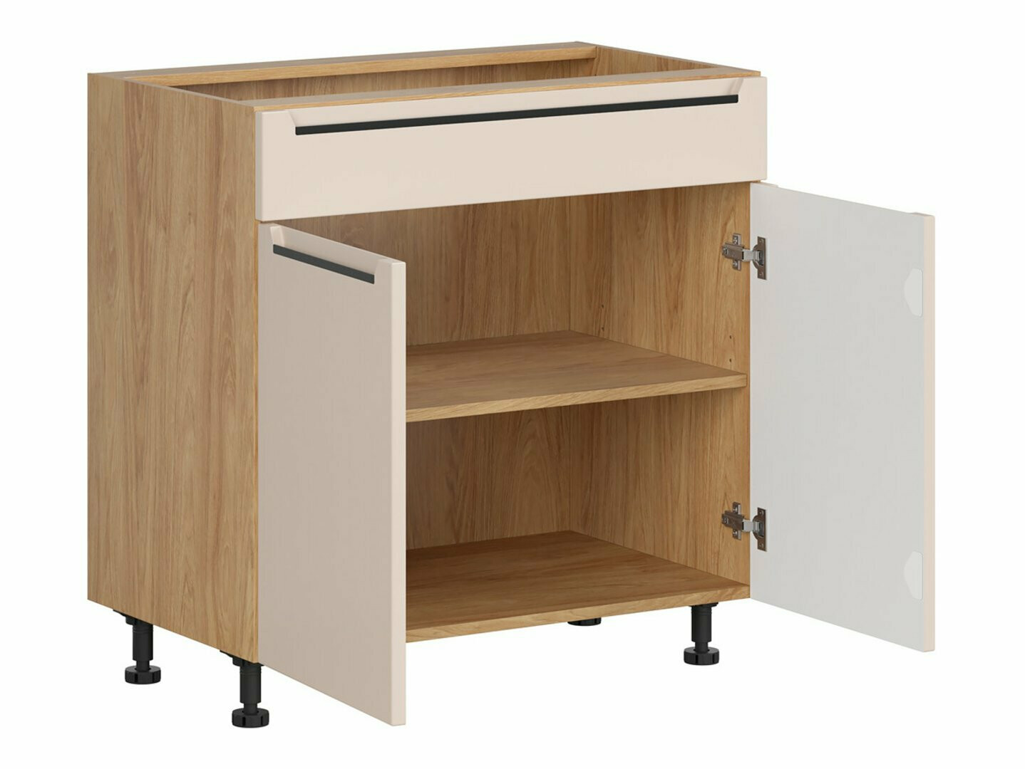 Moduļu skapis ar durvīm Riso Beige 101
