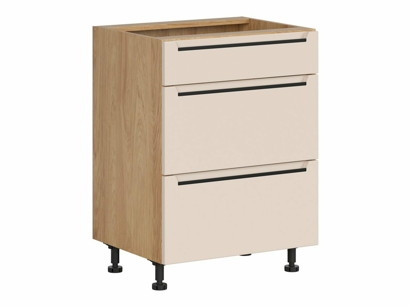 Moduļu skapis ar atvilktnēm Riso Beige 107