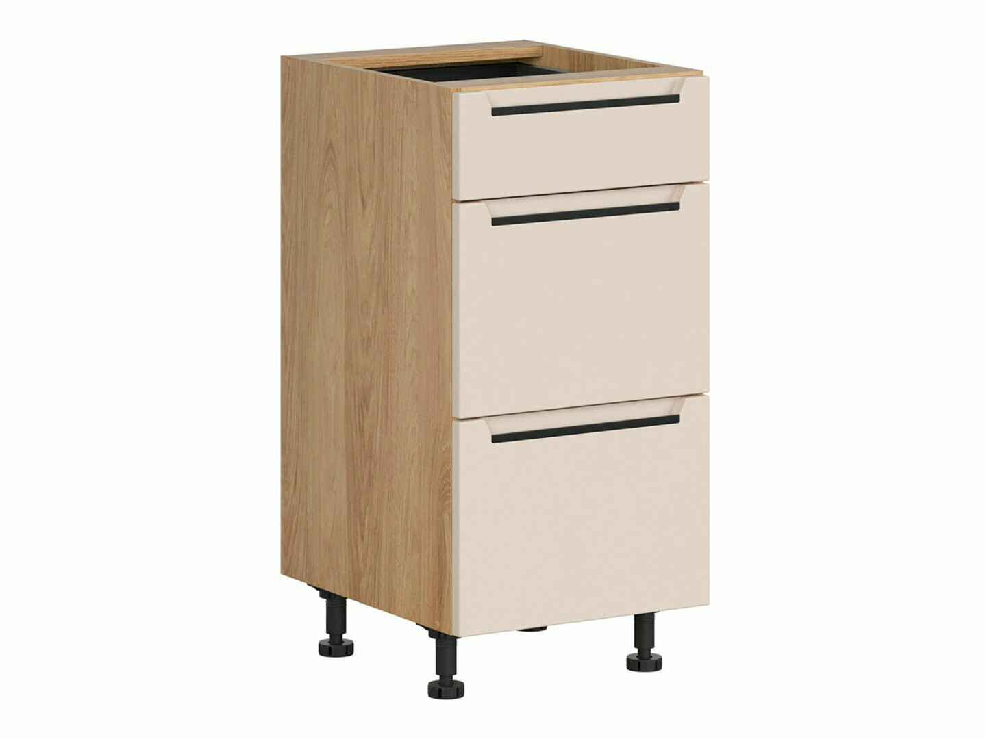 Moduļu skapis ar atvilktnēm Riso Beige 109