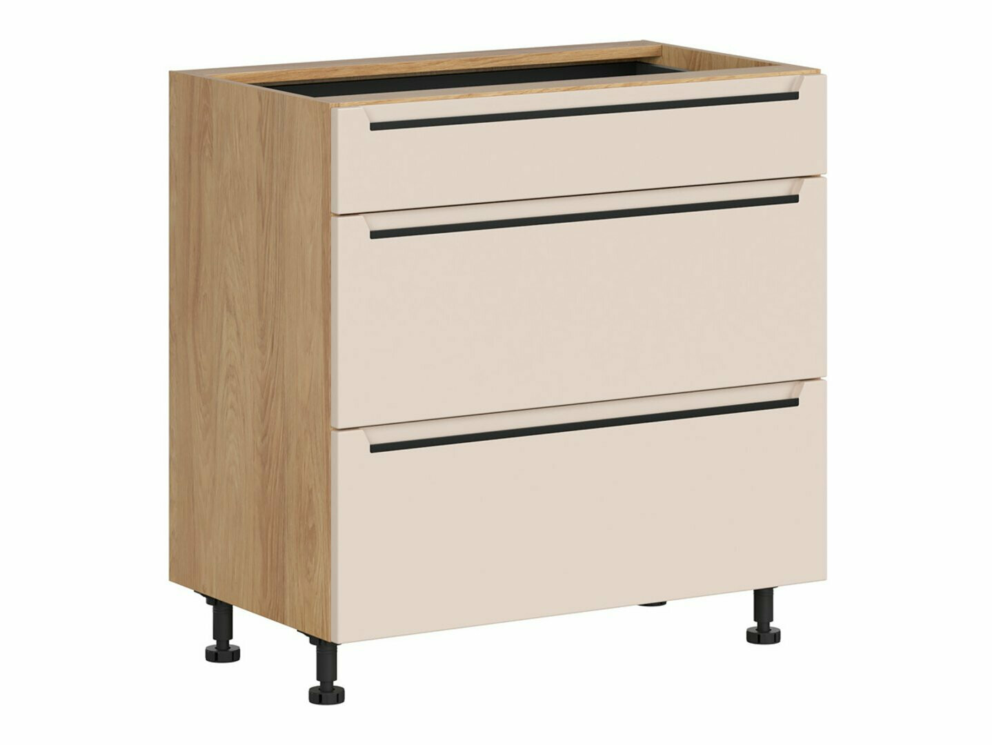 Moduļu skapis ar atvilktnēm Riso Beige 111