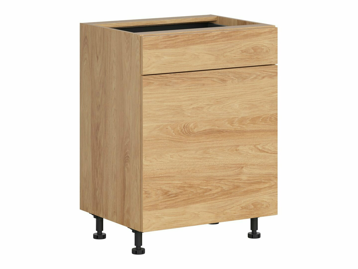 Moduļu skapis ar atvilktni un durvīm Amper Oak 105