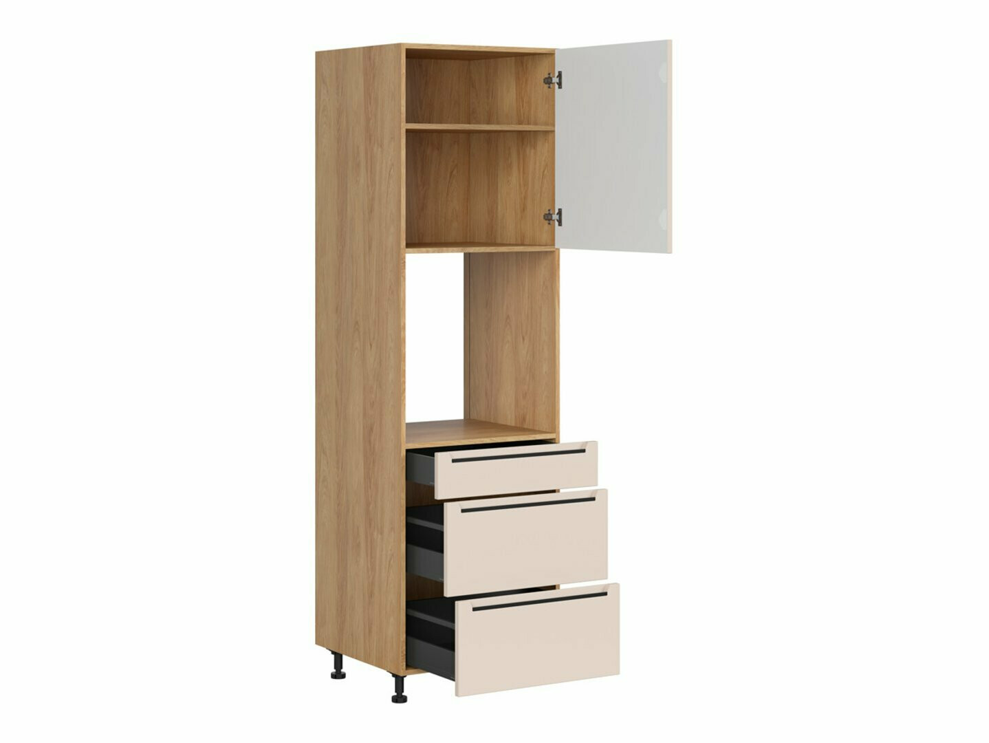 Moduļu skapis iebūvējamai tehnikai Riso Beige 133
