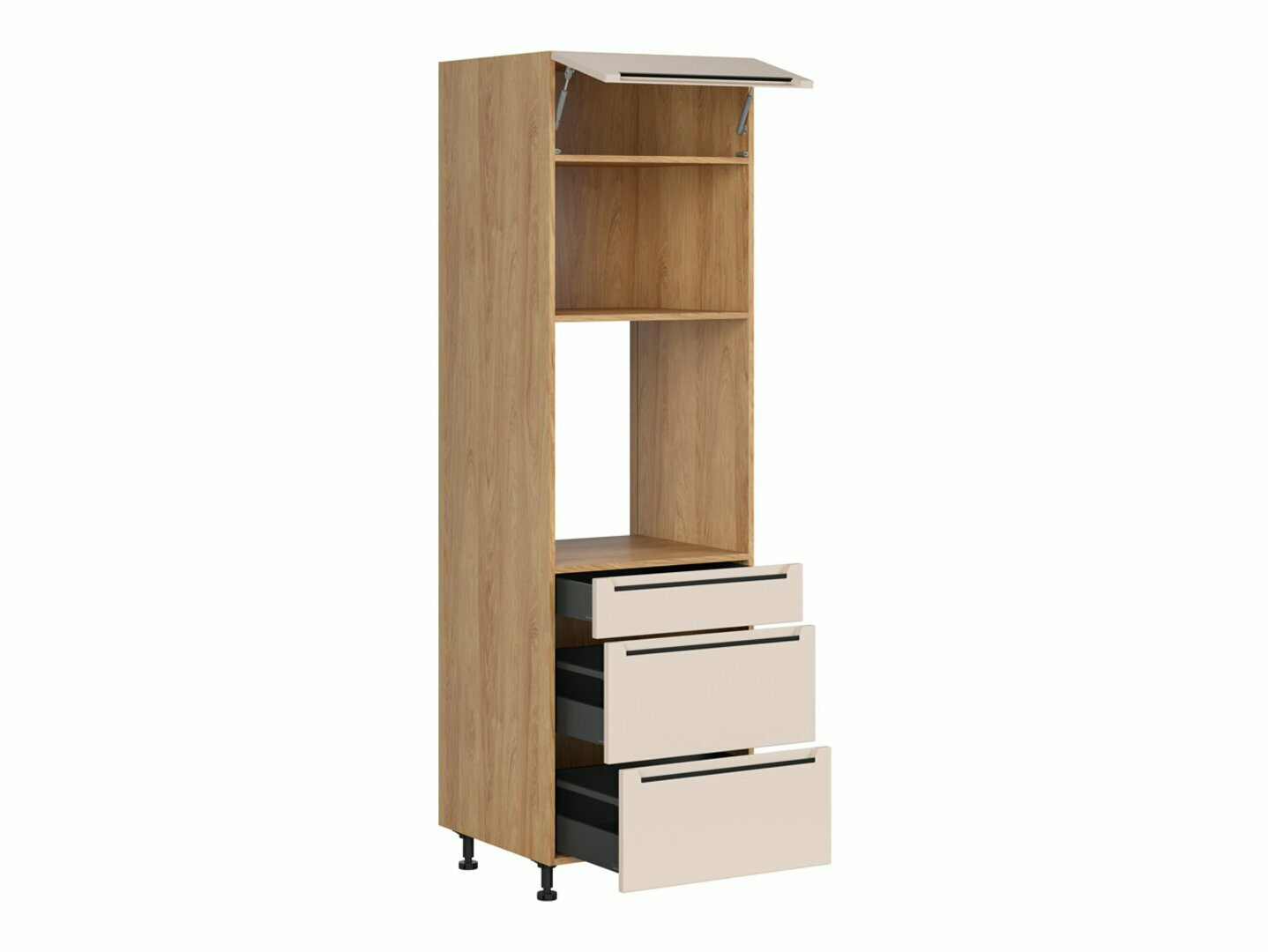 Moduļu skapis iebūvējamai tehnikai Riso Beige 134