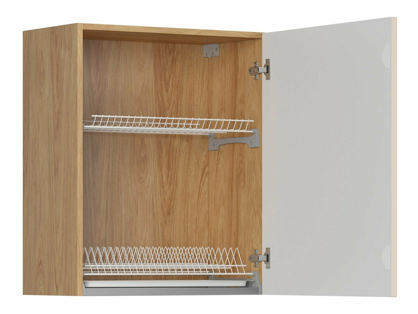 Moduļu piekarams skapis ar trauku žāvētāju Riso Beige 153
