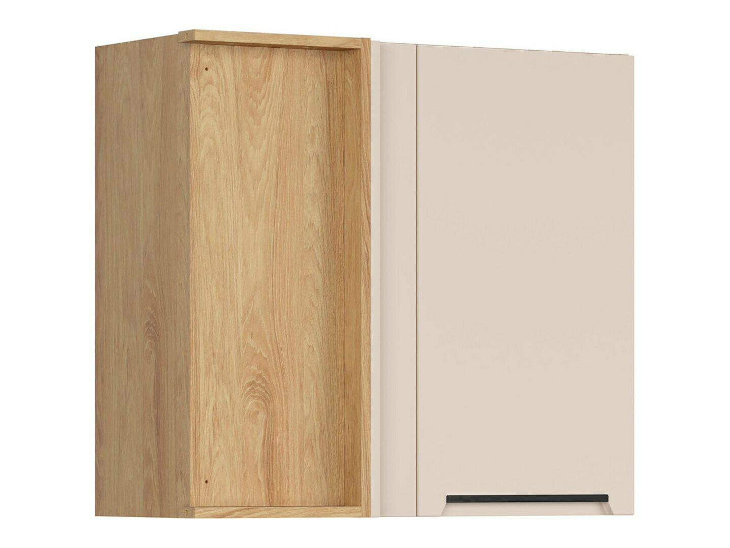 Moduļu piekarams stūra skapis Riso Beige 156
