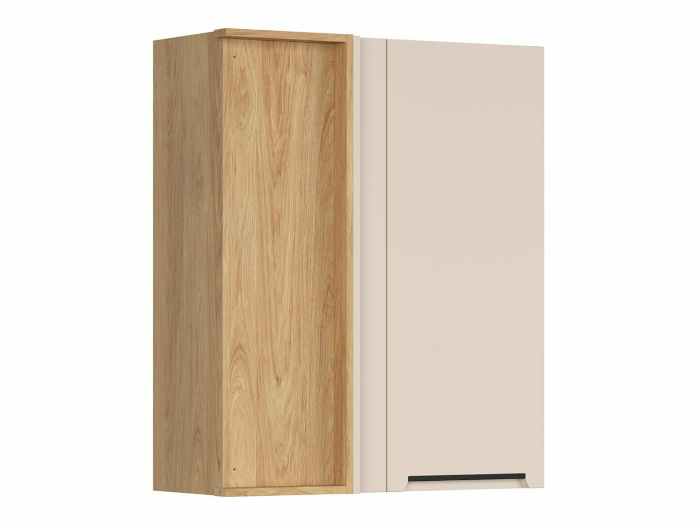 Moduļu piekarams stūra skapis Riso Beige 157