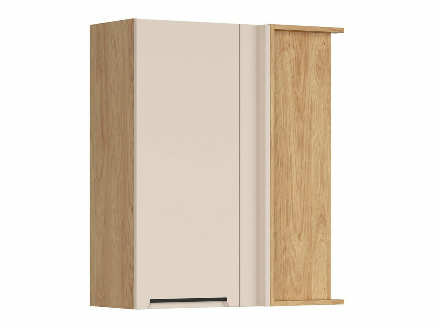 Moduļu piekarams stūra skapis Riso Beige 157