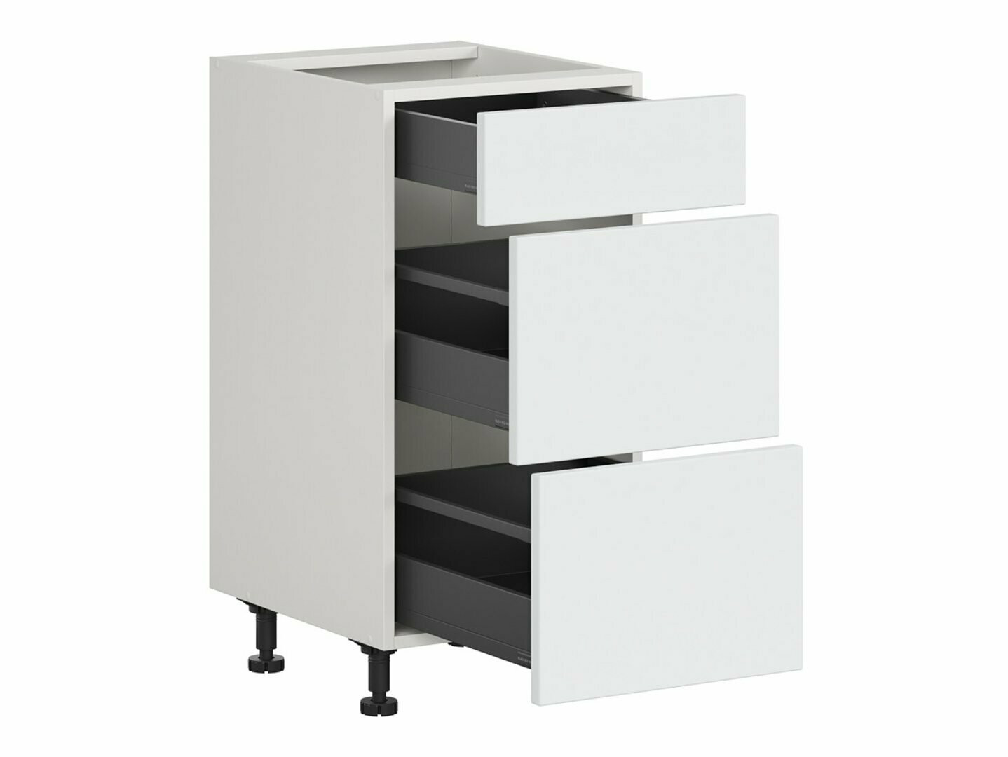 Moduļu skapis ar atvilktnēm Top White 109
