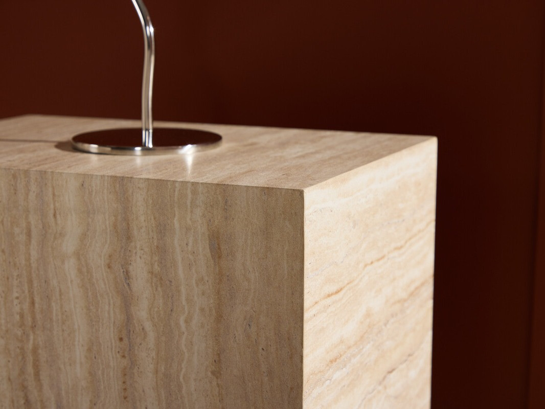 Kafijas galdiņš Dallas 5005 (Gaišs Travertine)