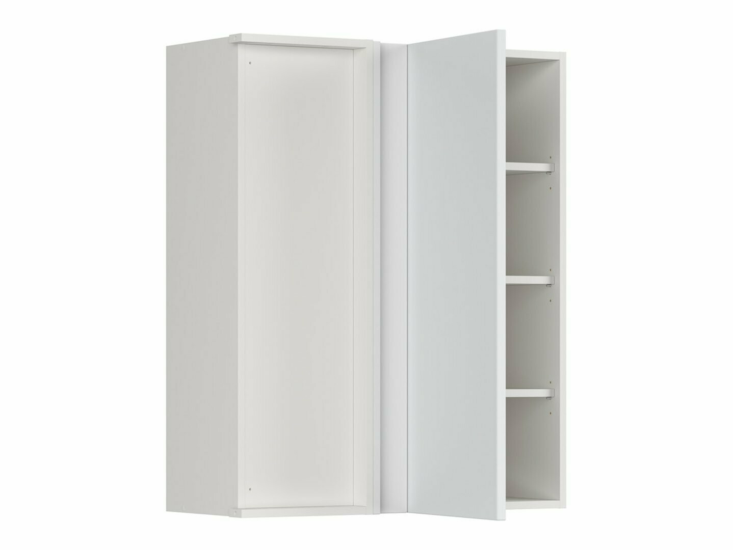 Moduļu piekarams stūra skapis Top White 156