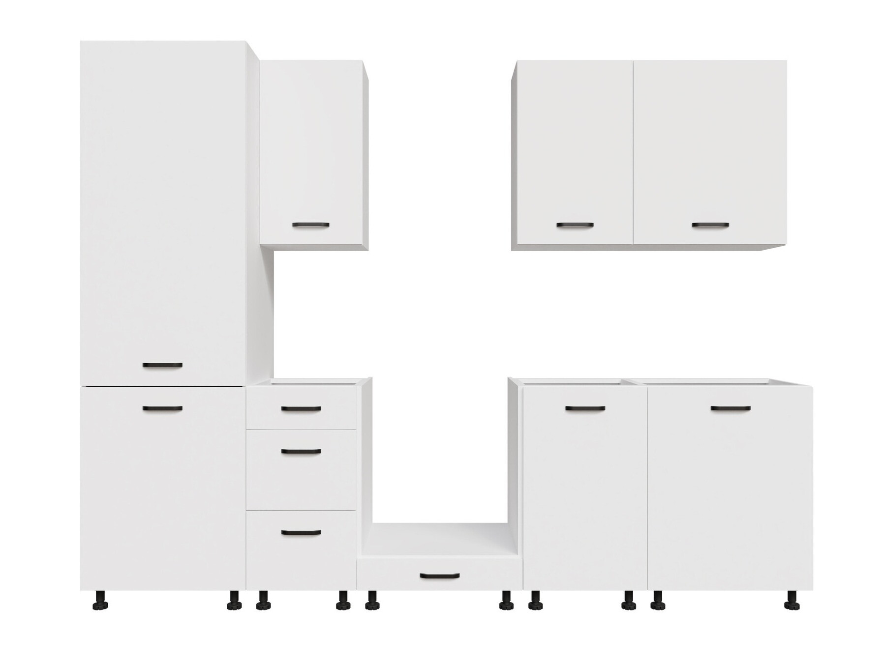 Moduļu virtuves komplekts Top White 167