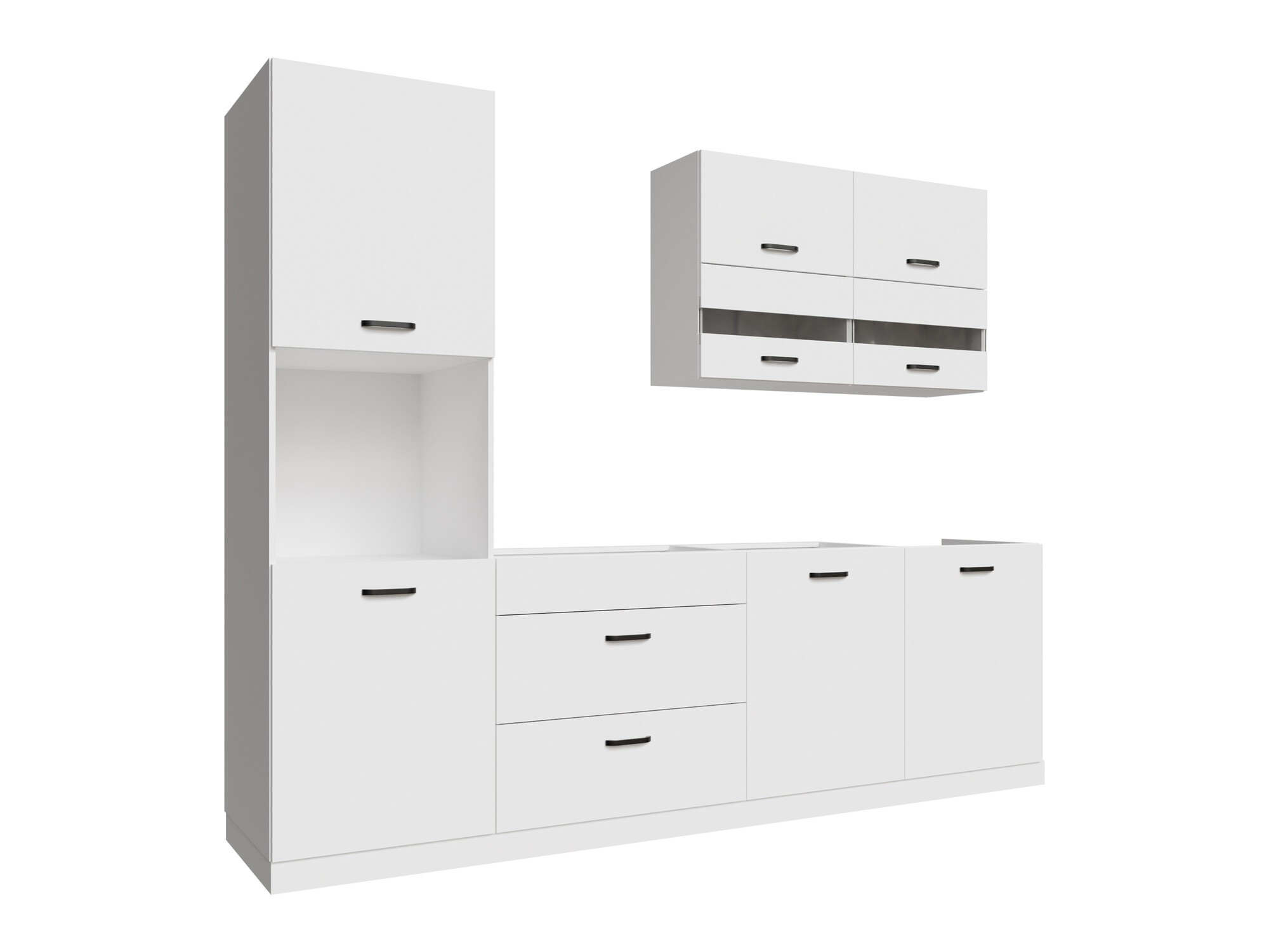 Moduļu virtuves komplekts Top White 170