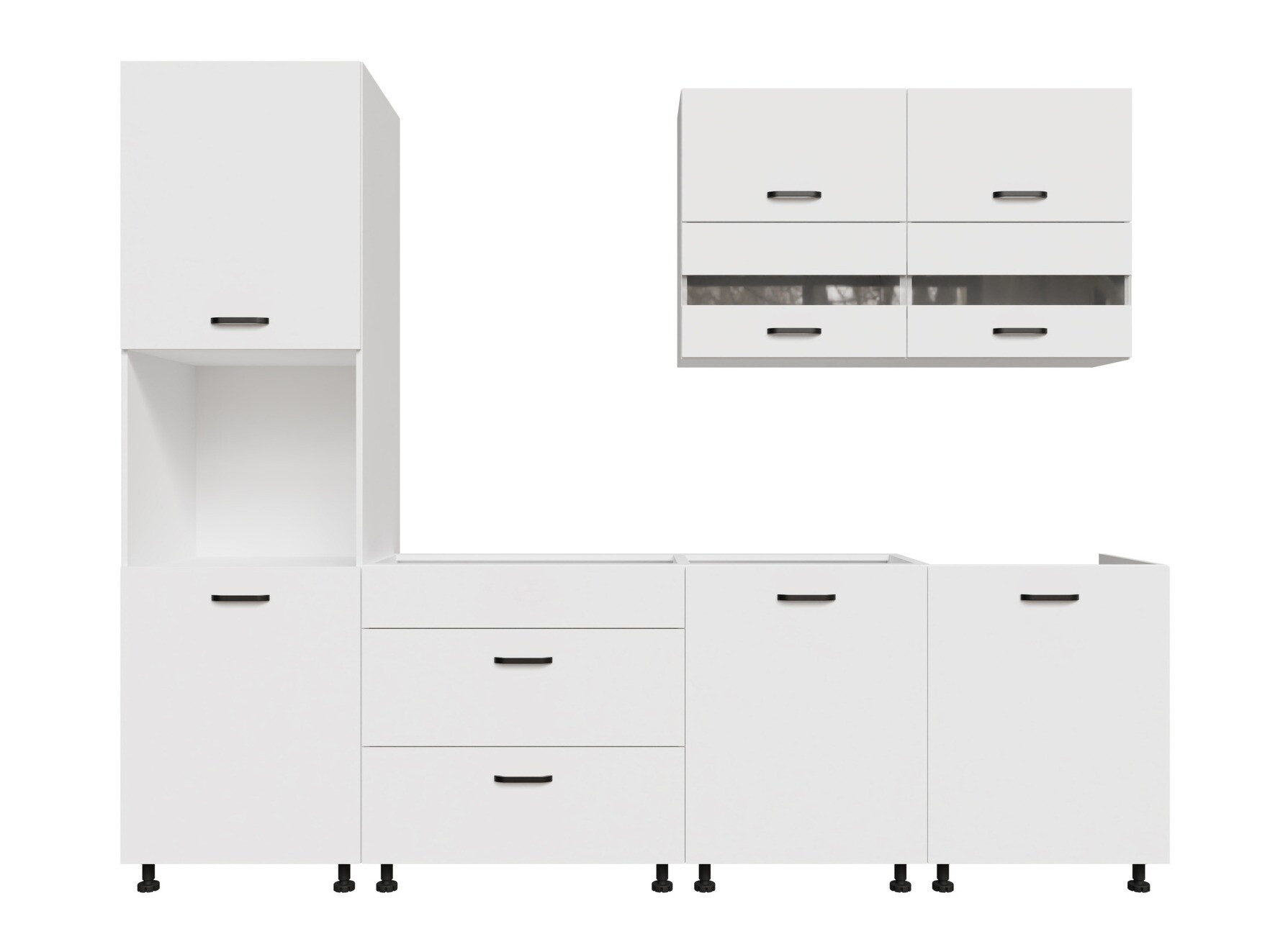 Moduļu virtuves komplekts Top White 170