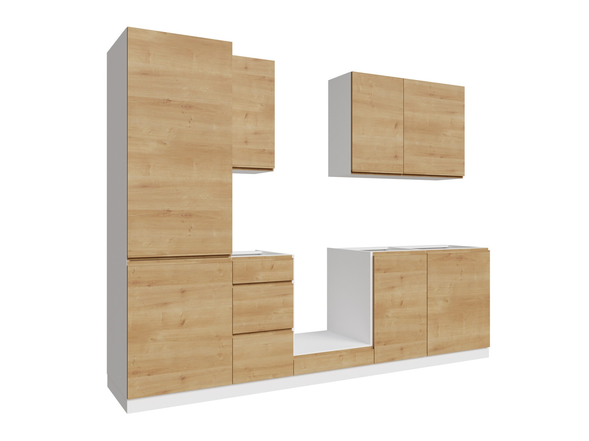 Moduļu virtuves komplekts Soli Oak 162