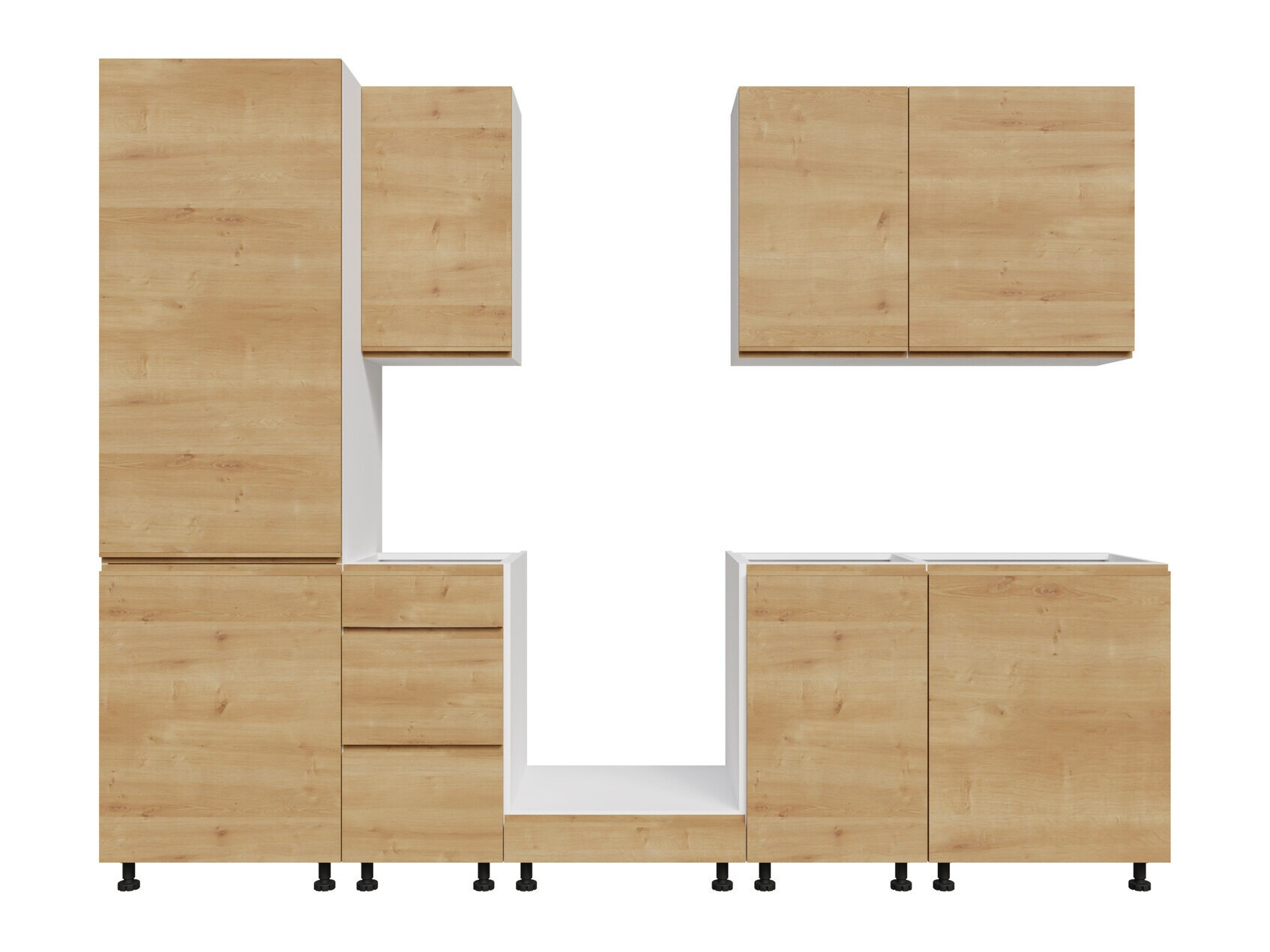 Moduļu virtuves komplekts Soli Oak 162