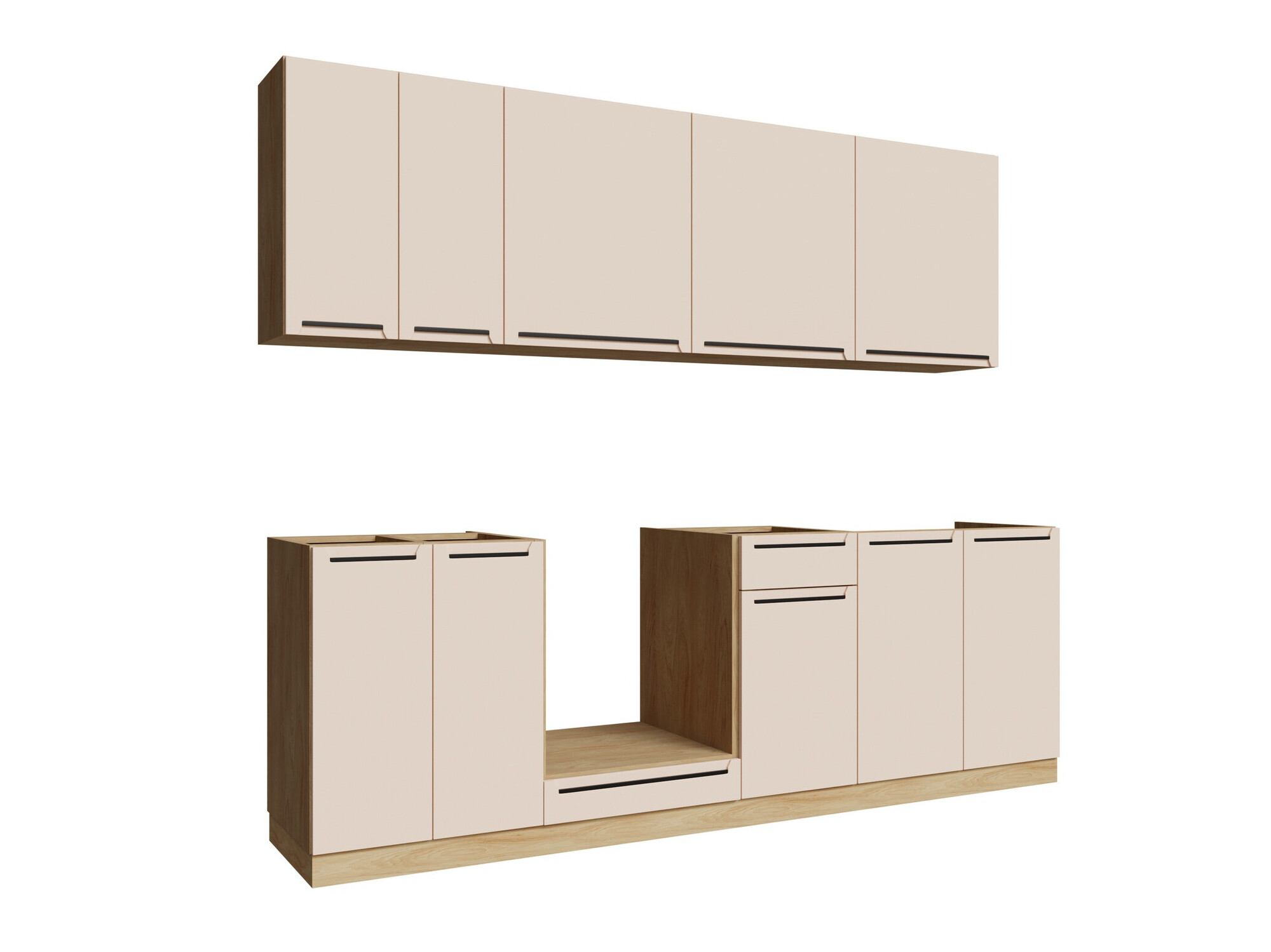 Moduļu virtuves komplekts Riso Beige 170