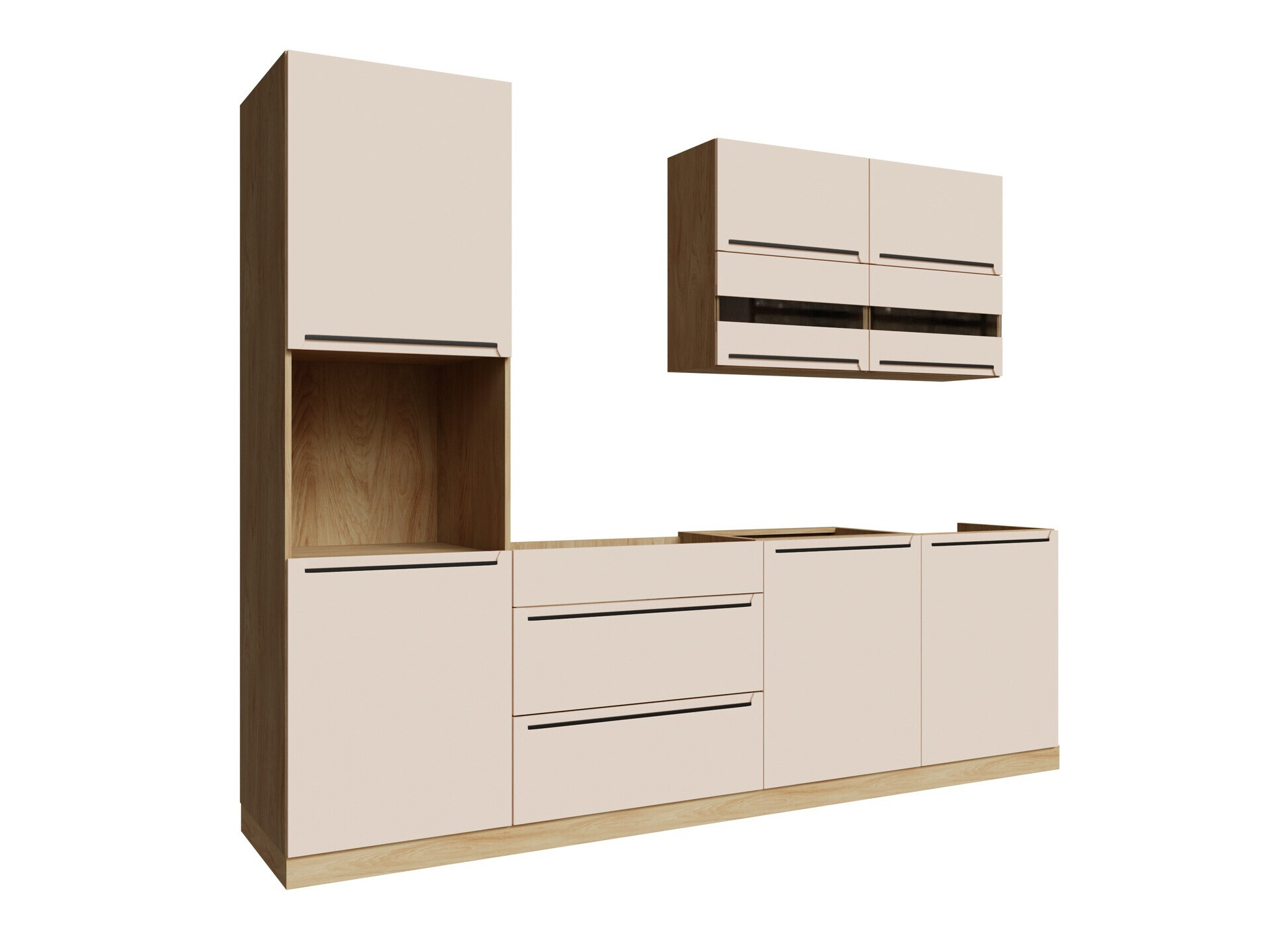 Moduļu virtuves komplekts Riso Beige 171