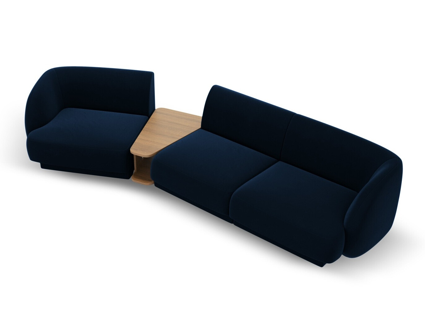 Moduļu stūra dīvāns Tivlomi 118 (Bluvel 86)