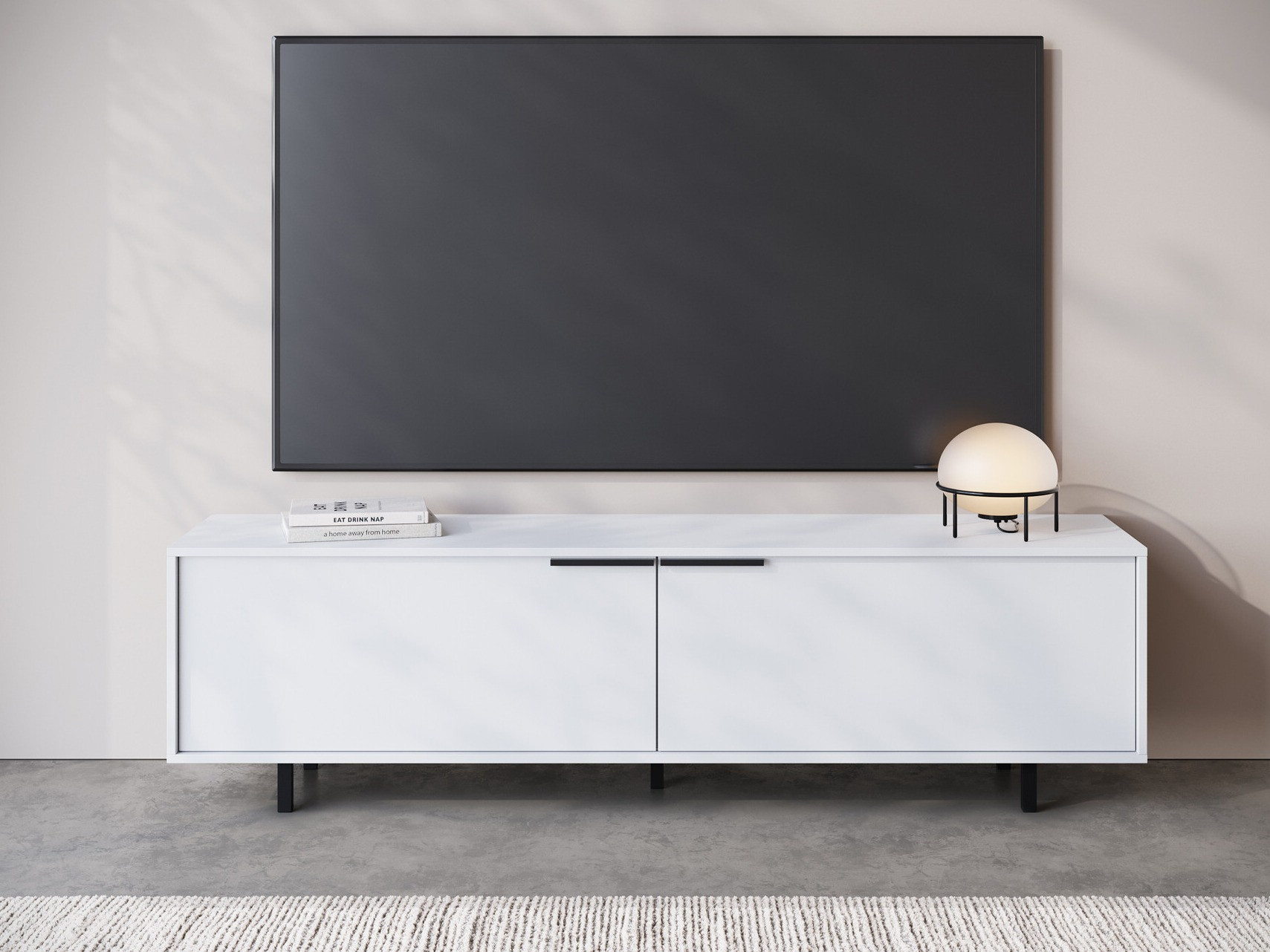 TV galds Denton 1441 (Balts)