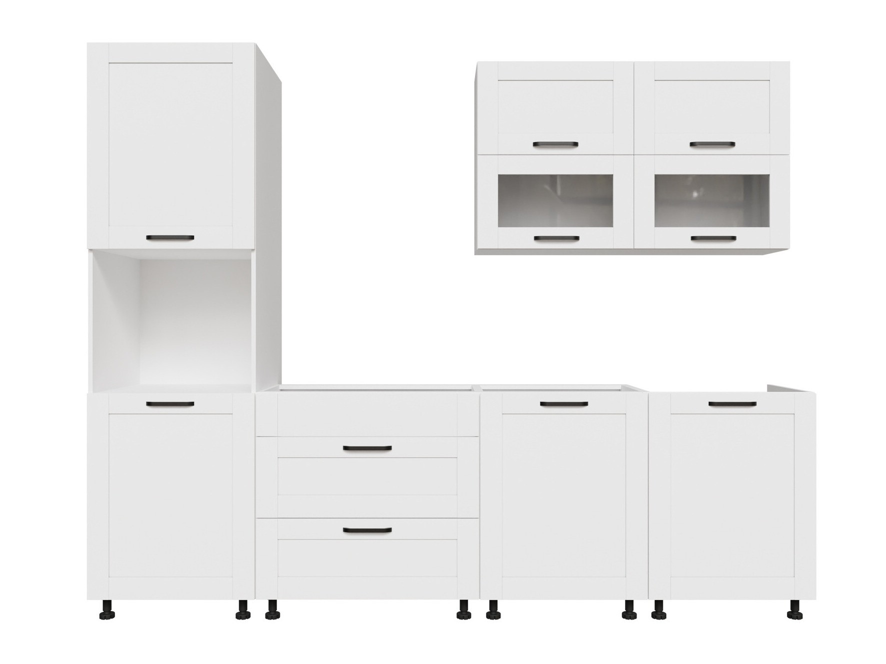 Moduļu virtuves komplekts Eva White 172