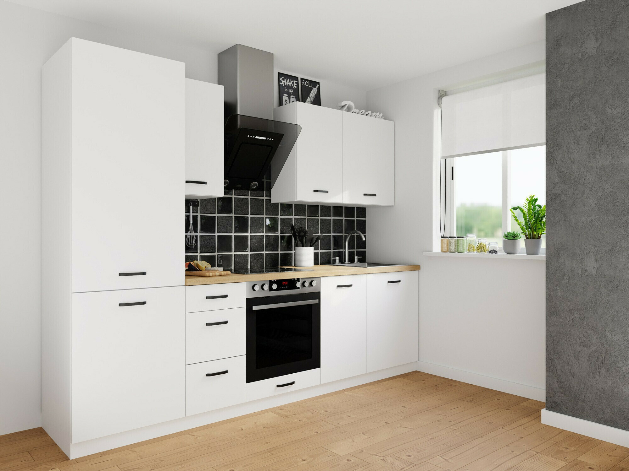 Moduļu skapis iebūvējamai tehnikai Top White 131