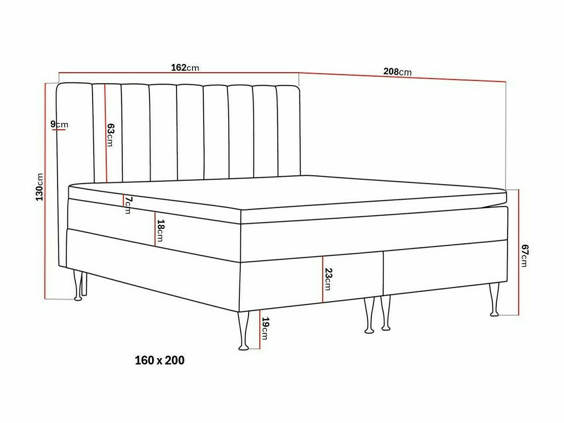 Kontinentālā gulta Seattle 205 (Verita 11)