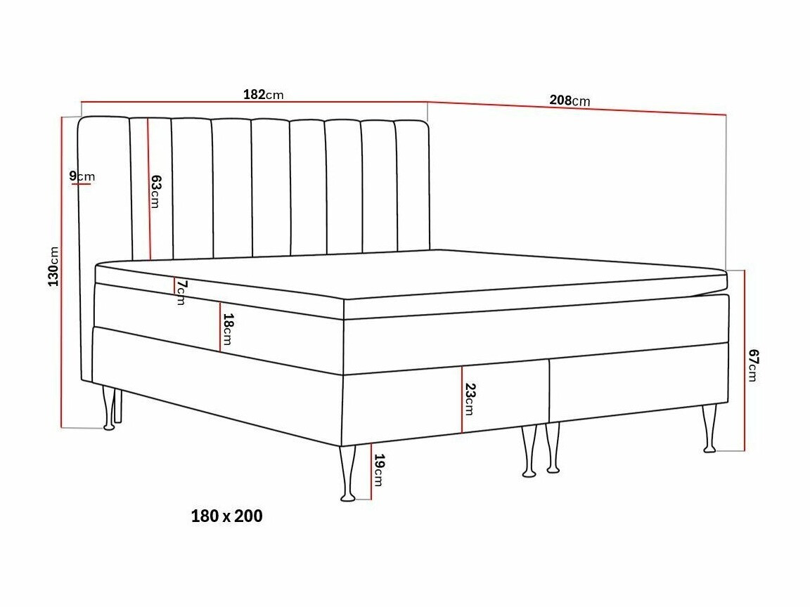 Kontinentālā gulta Seattle 205 (Verita 81)
