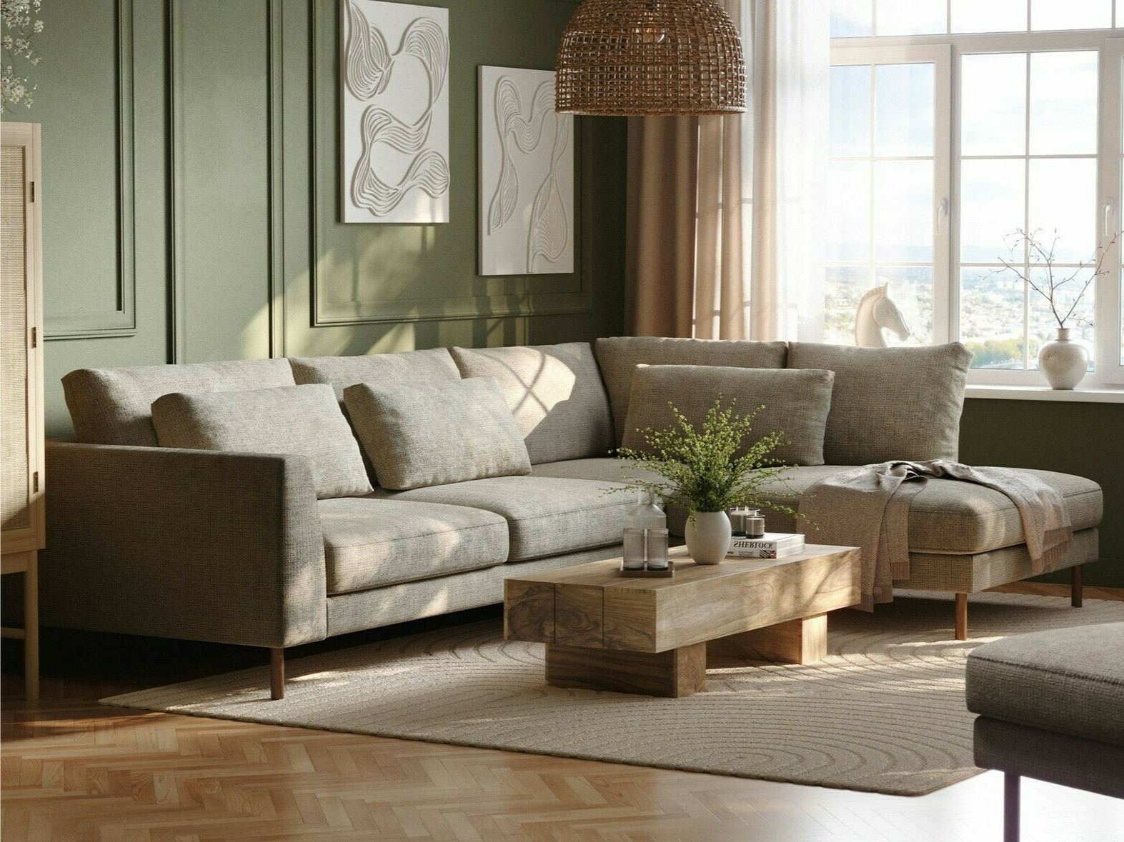 Stūra dīvāns Ruvsonu 102 (Cremona 04)
