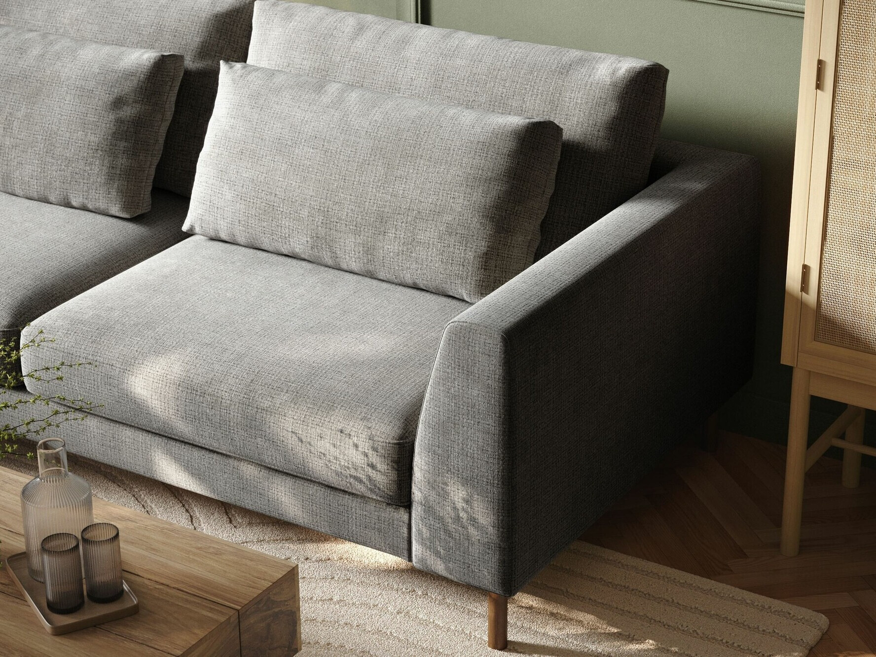 Stūra dīvāns Ruvsonu 102 (Cremona 85)