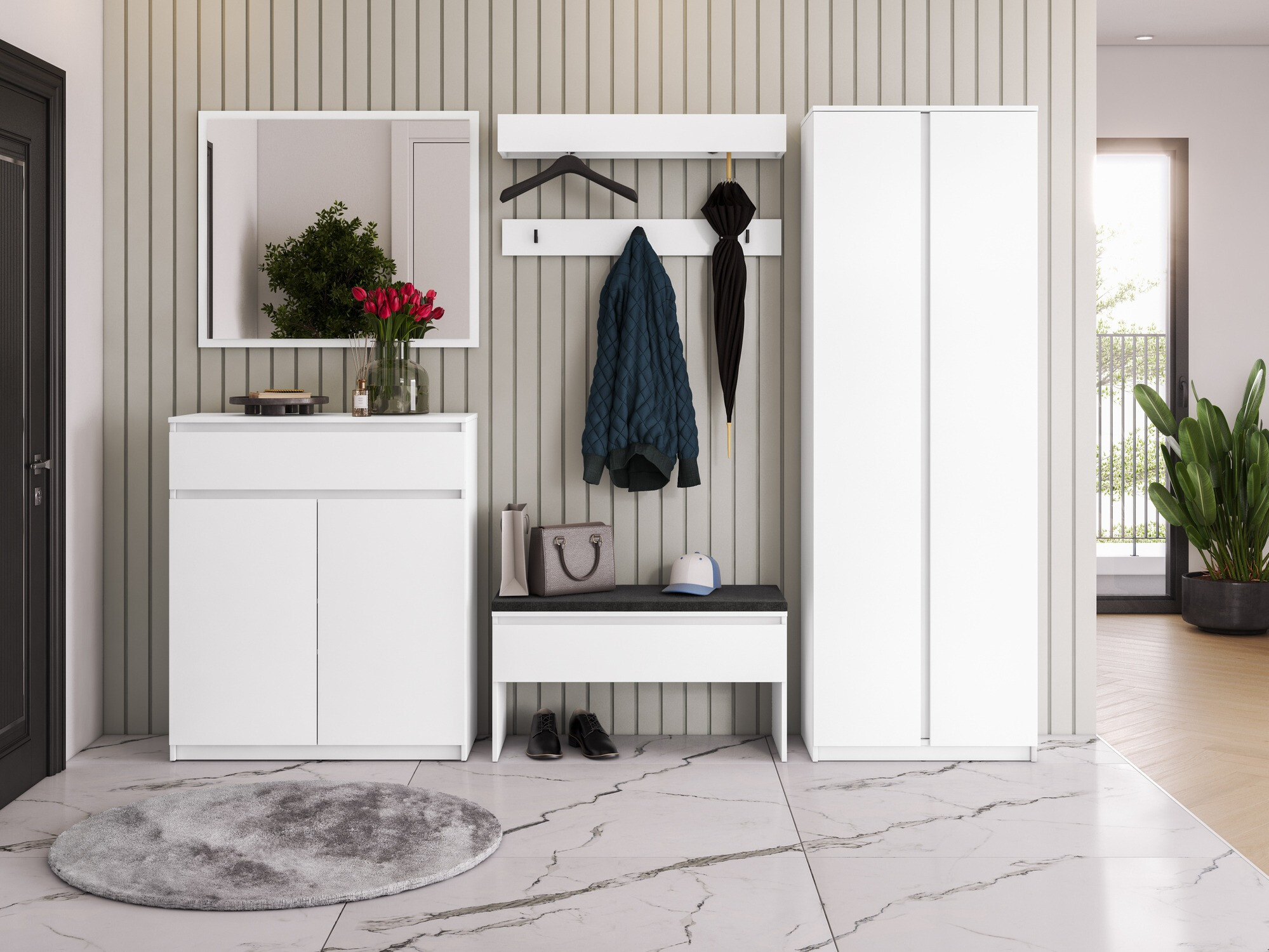 Spogulis Lorcama 101 (Balts)