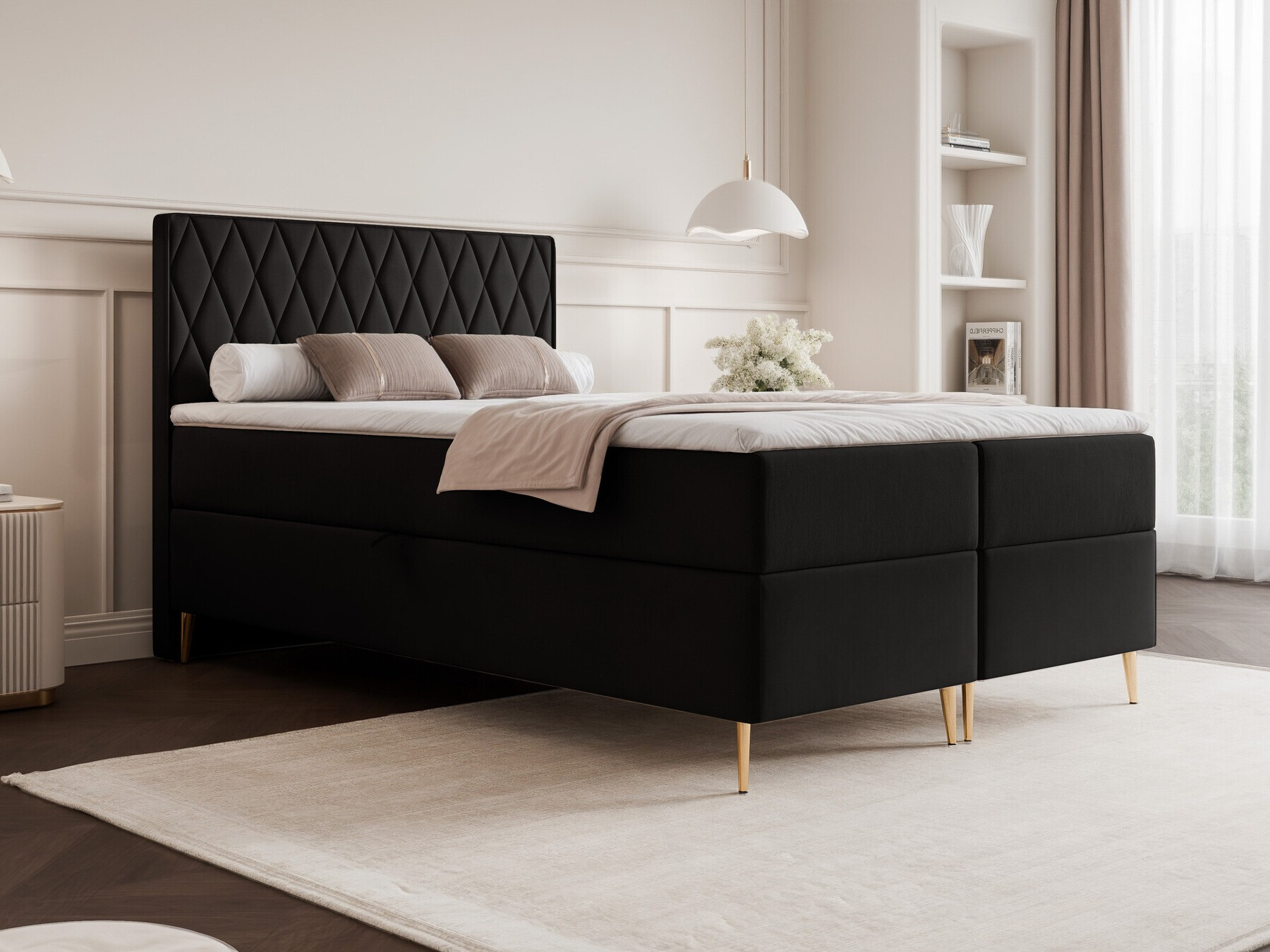 Kontinentālā gulta Martinez 110 (Magic Velvet 2219)