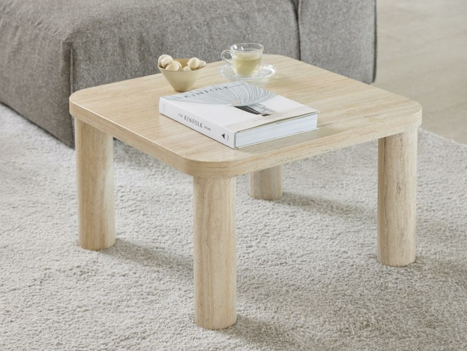 Žurnālu galdiņš Norsica 994 (Gaišs Travertine)
