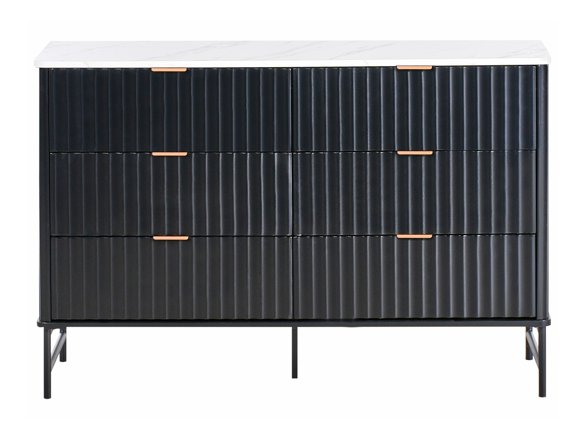 Kumode Berwyn 2576 (Melns + Balts marmors)
