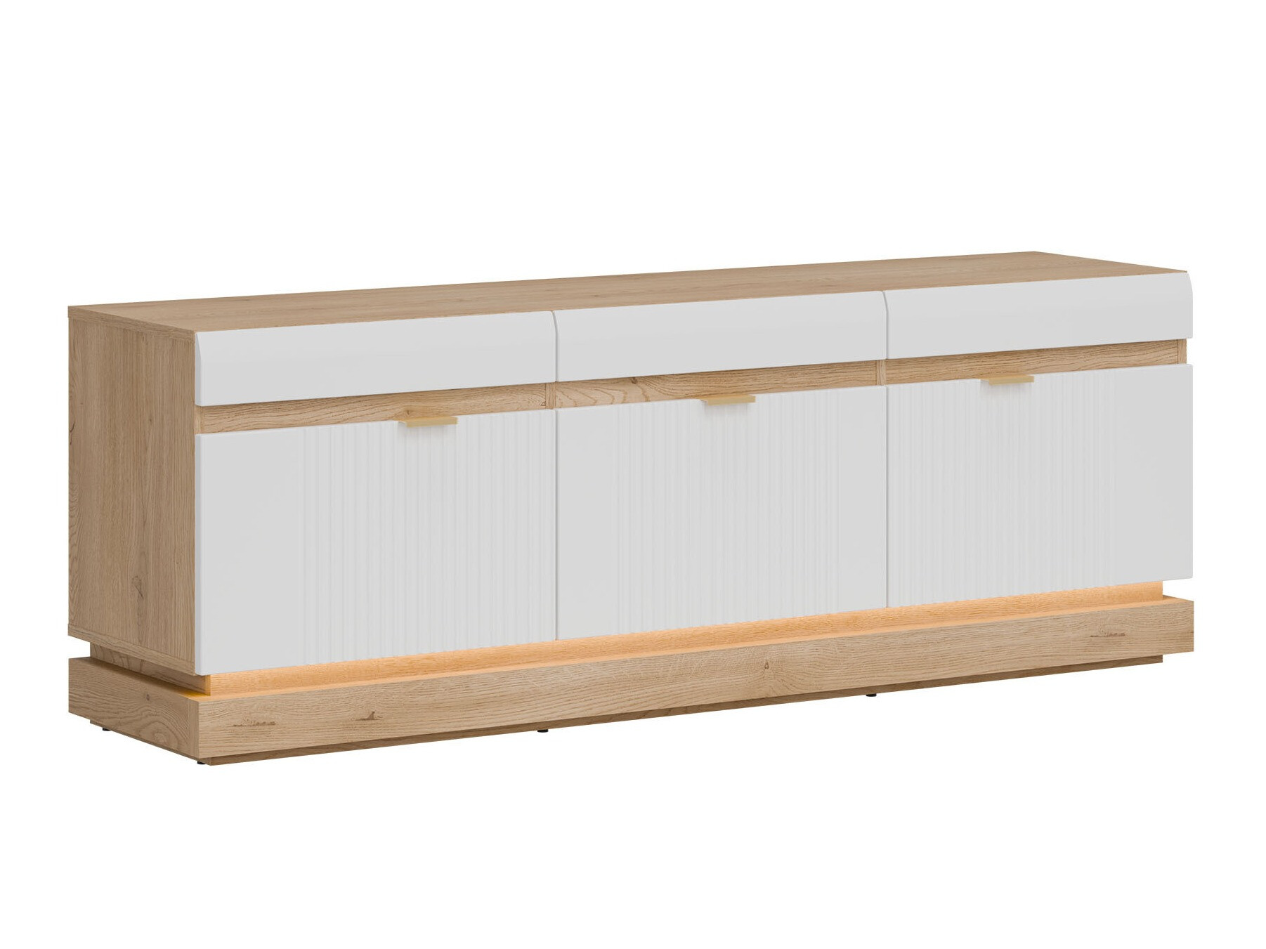 TV galds Teselbu 100 (Balts + Torro ozols)
