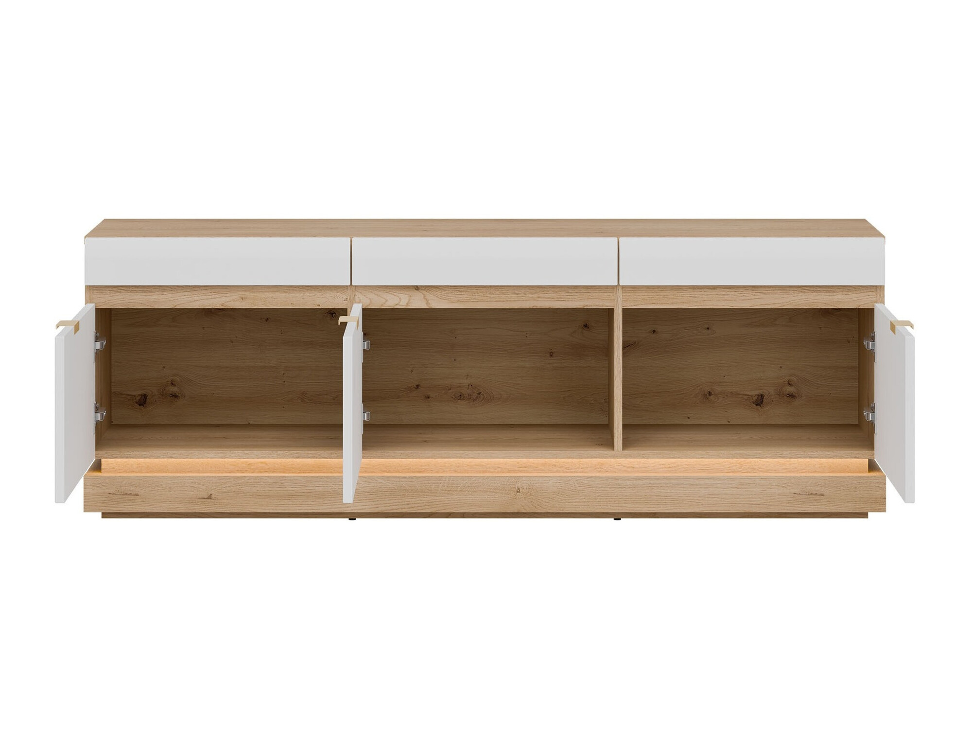 TV galds Teselbu 100 (Balts + Torro ozols)