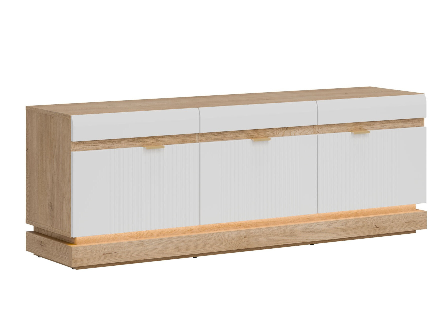 TV galds Teselbu 100 (Balts + Torro ozols)
