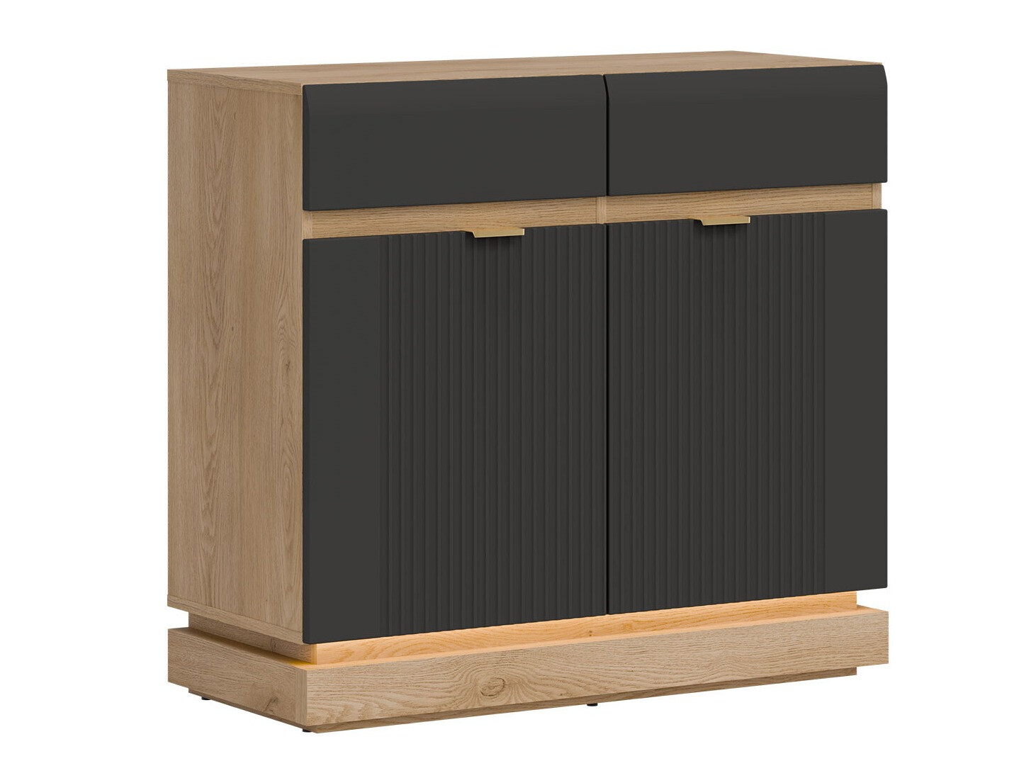 Kumode Teselbu 102 (Antracīts + Ozols)