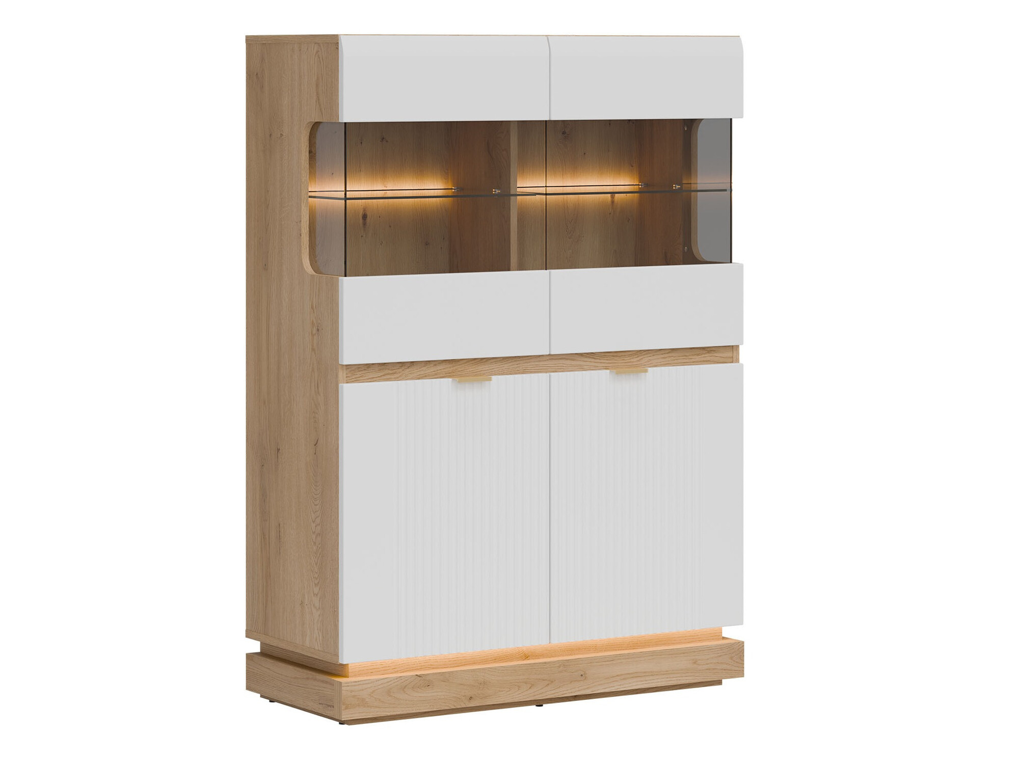 Skapis Teselbu 105 (Balts + Ozols)