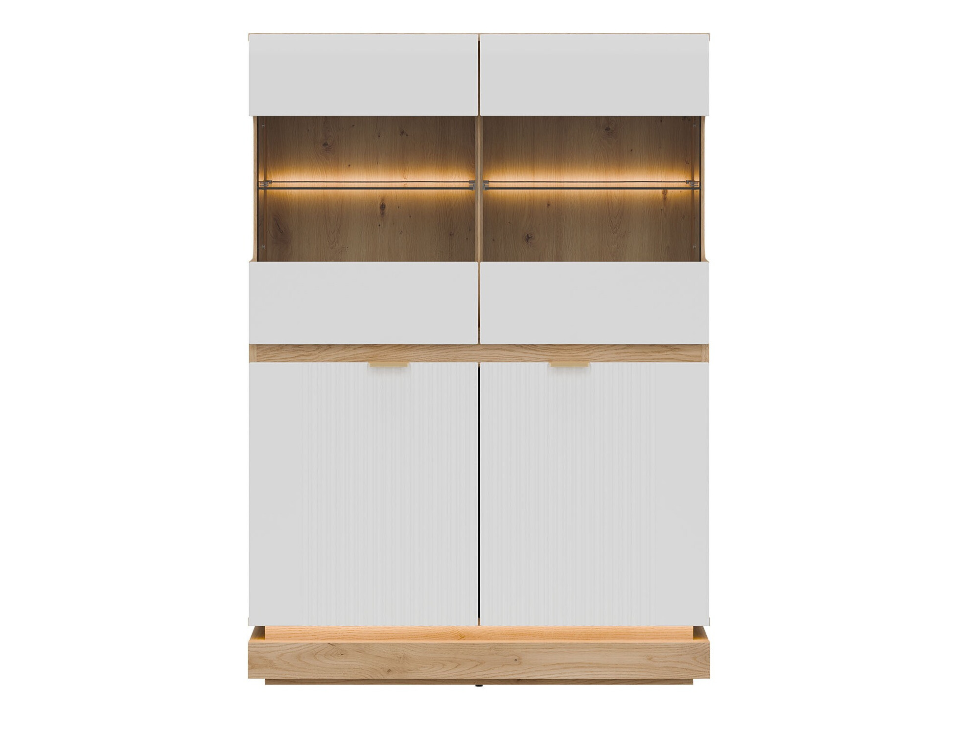 Skapis Teselbu 105 (Balts + Ozols)