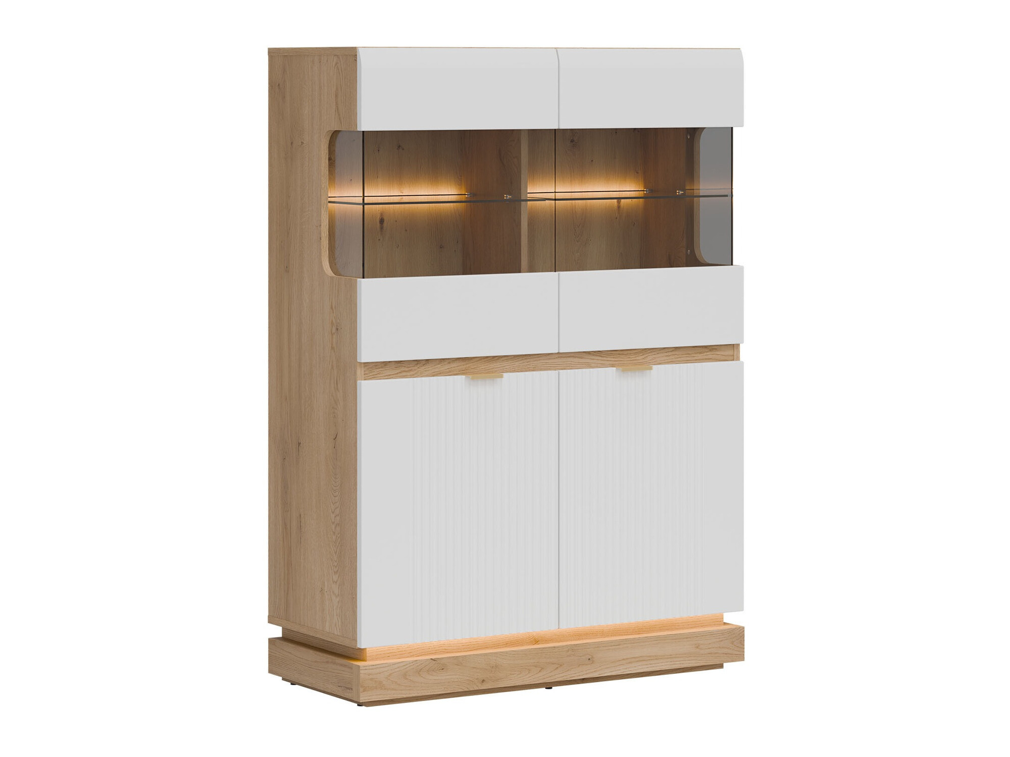Skapis Teselbu 105 (Balts + Ozols)