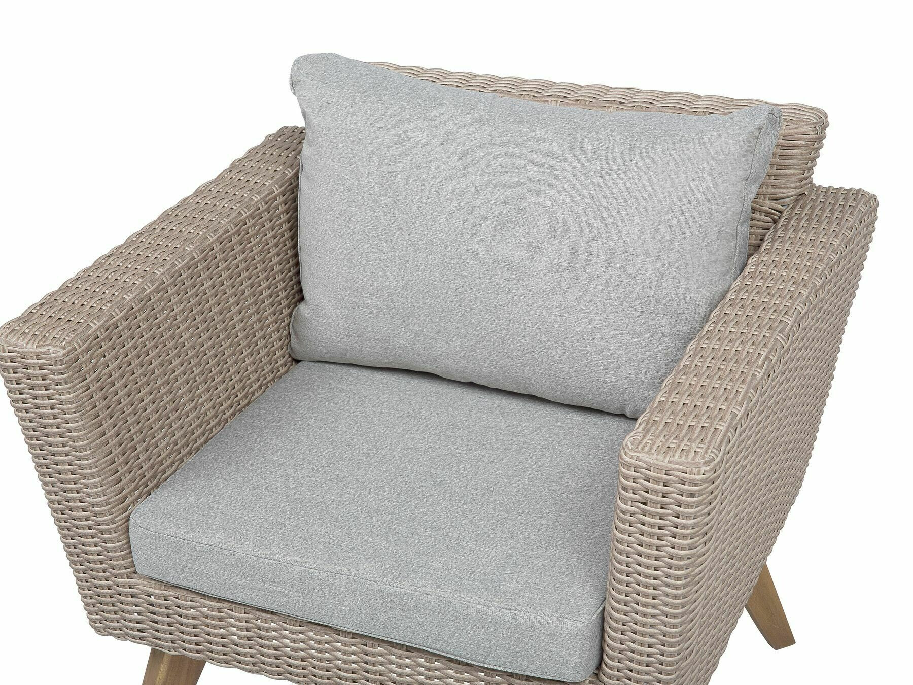 Dārza mēbeļu komplekts Berwyn 2626 (Taupe + Pelēks)