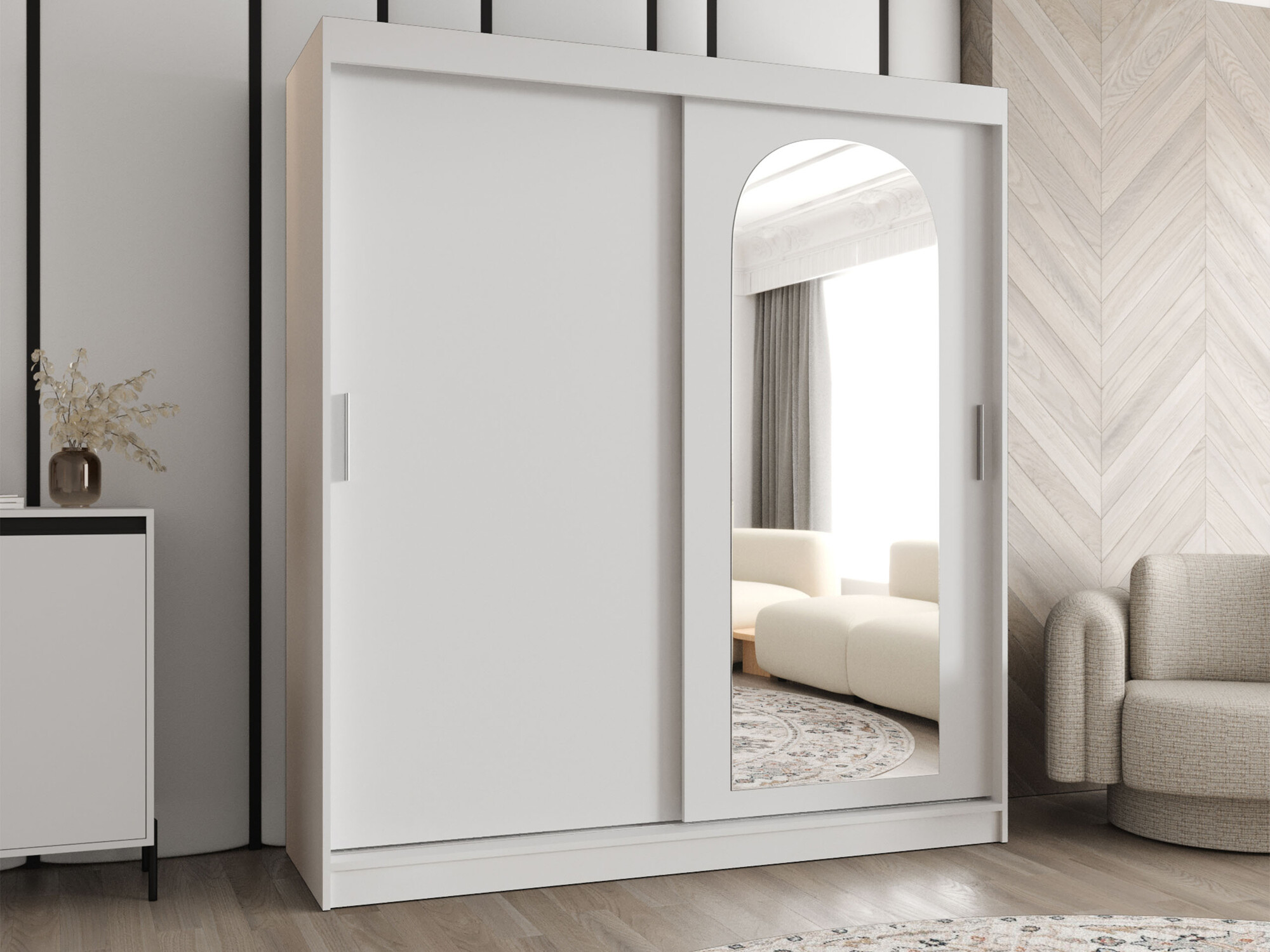 Skapis Hartford 500 (Balts)