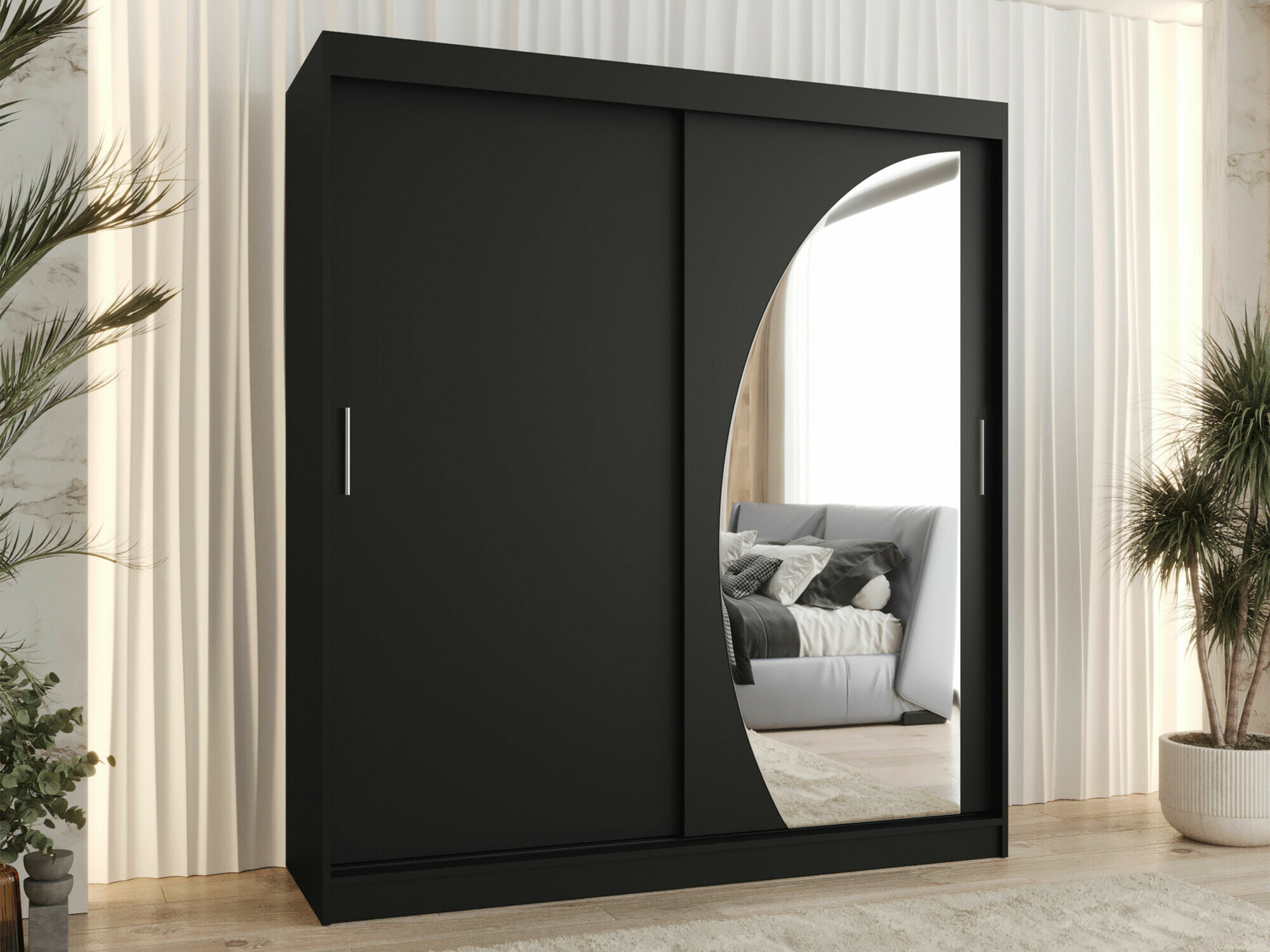 Skapis Hartford 506 (Melns)