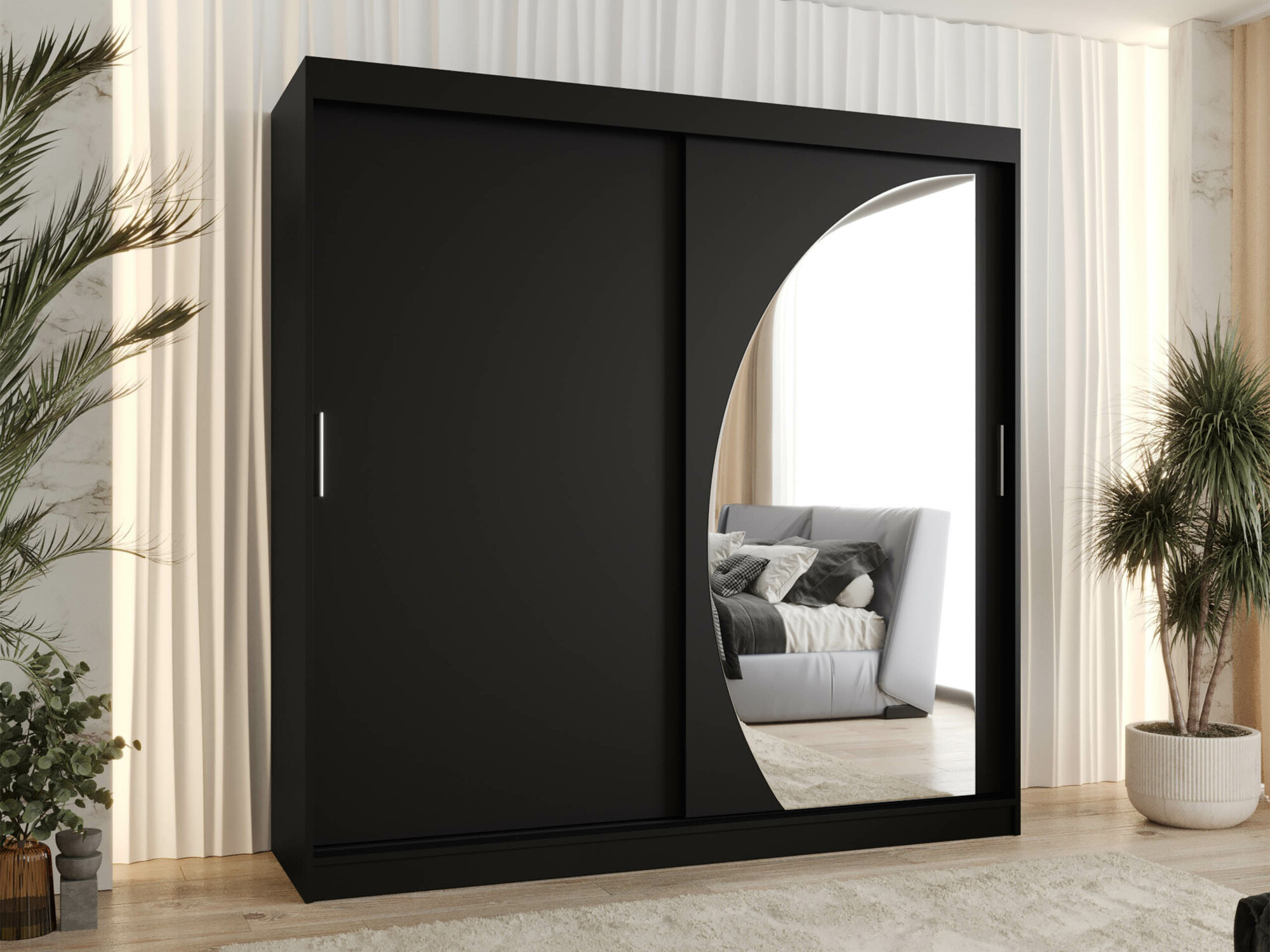 Skapis Hartford 507 (Melns)