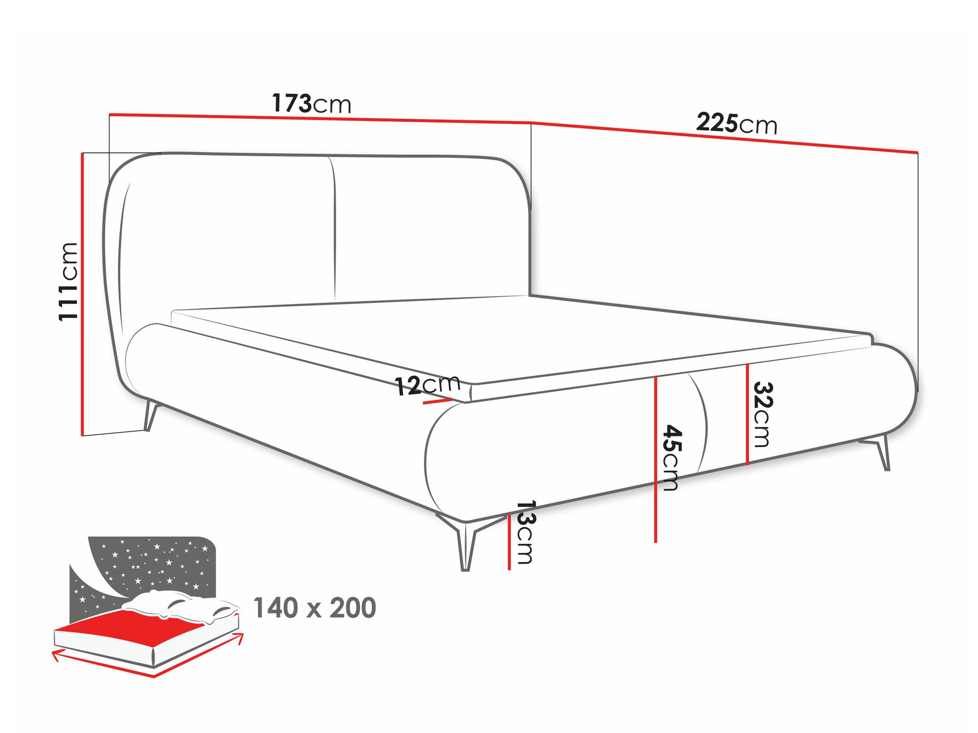 Gulta TrendyNest Fenara (Coral 50)