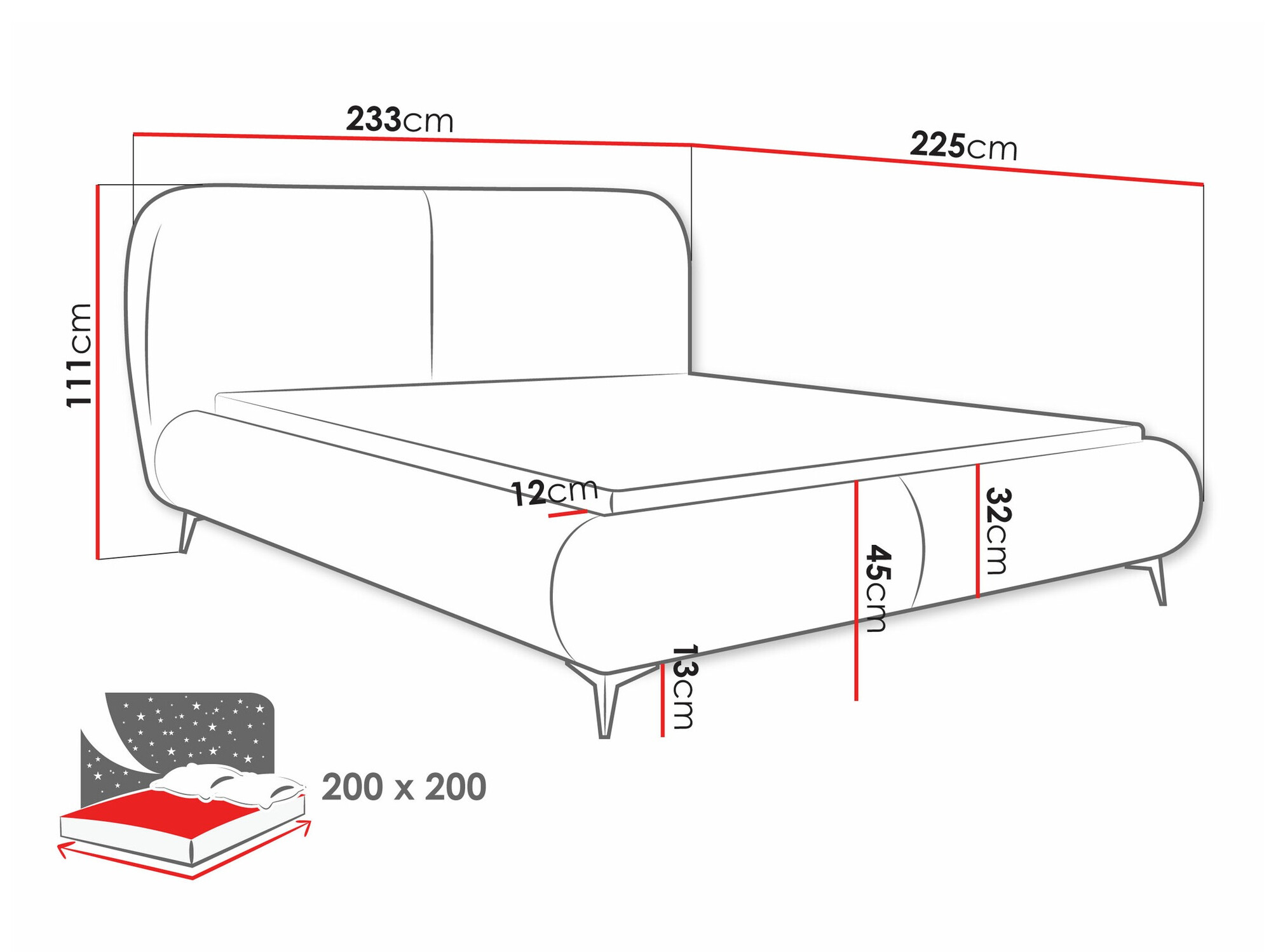 Gulta TrendyNest Fenara (Coral 50)