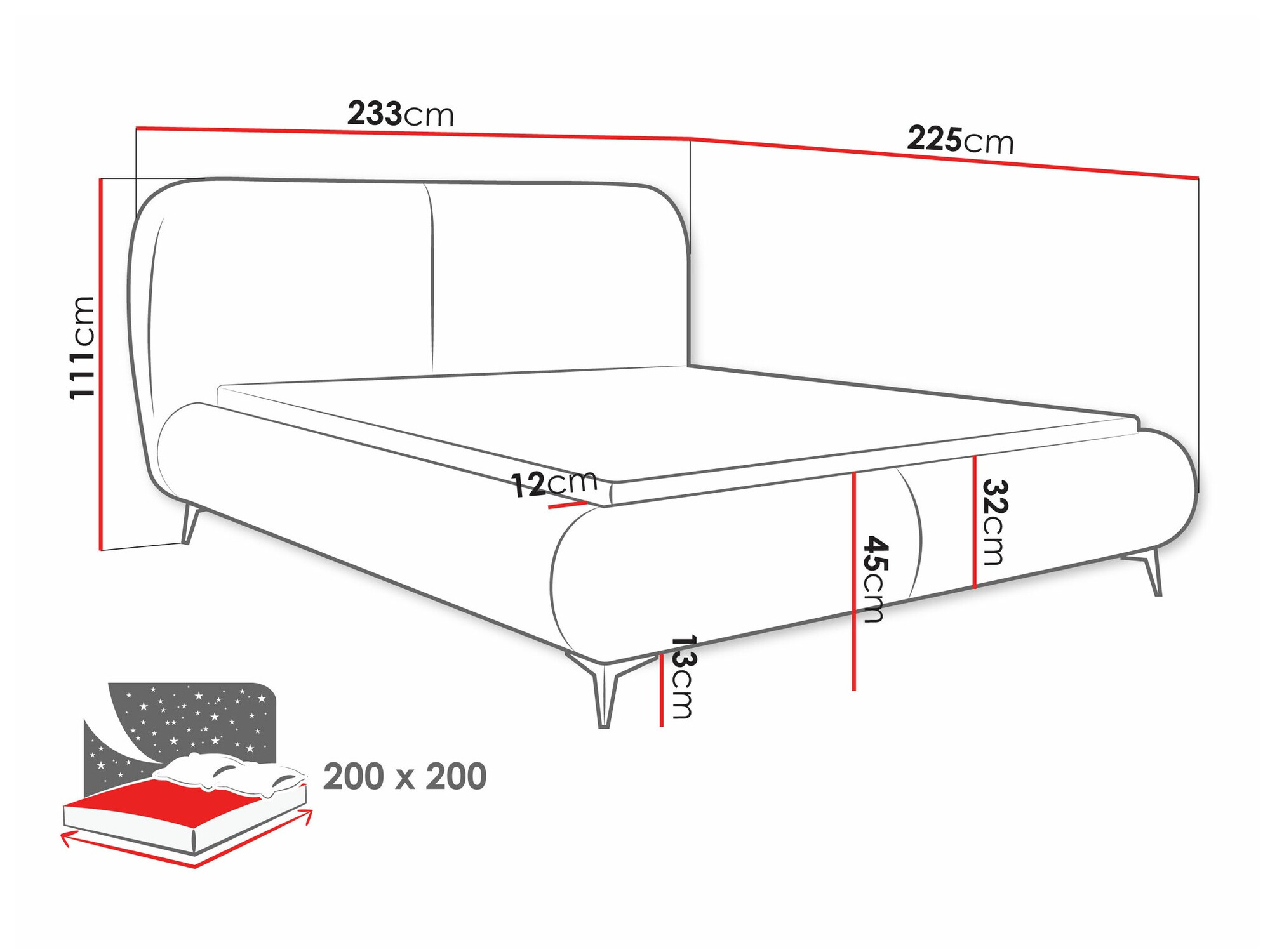 Gulta TrendyNest Fenara (Coral 75)