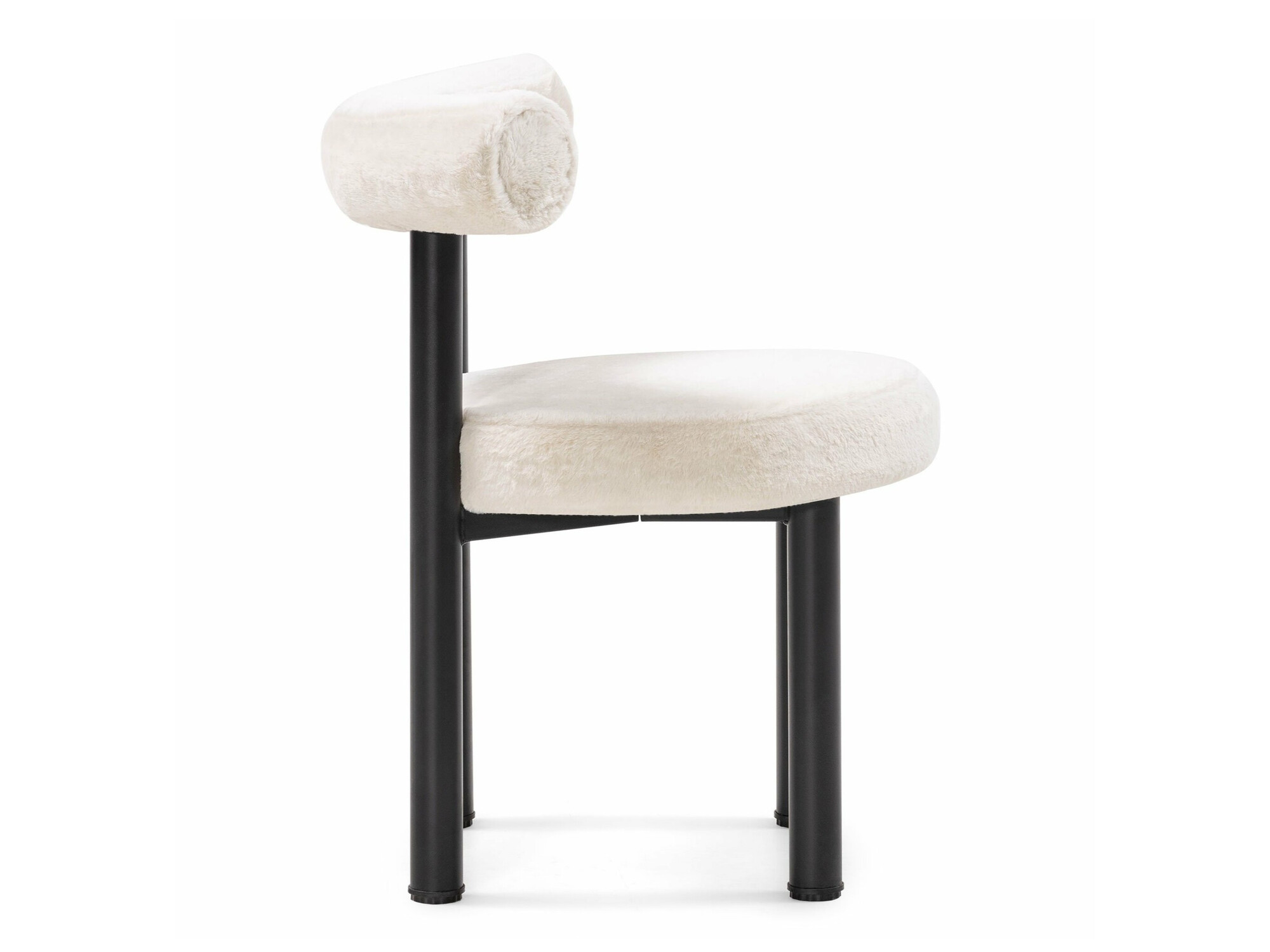 Krēsls Burleson 187 (Ecru balts + Melns)